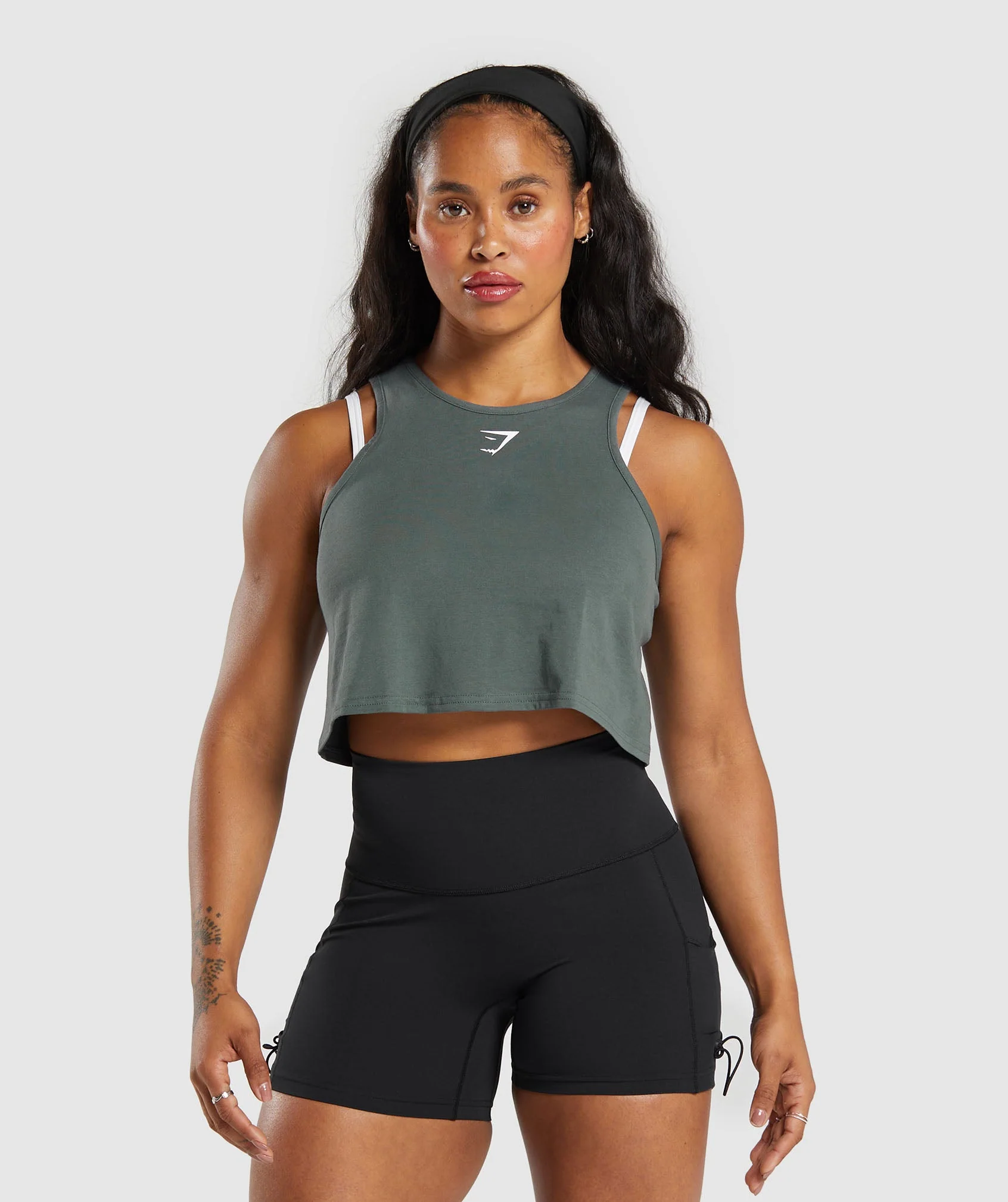 Lifting Essential Cotton Crop Tank