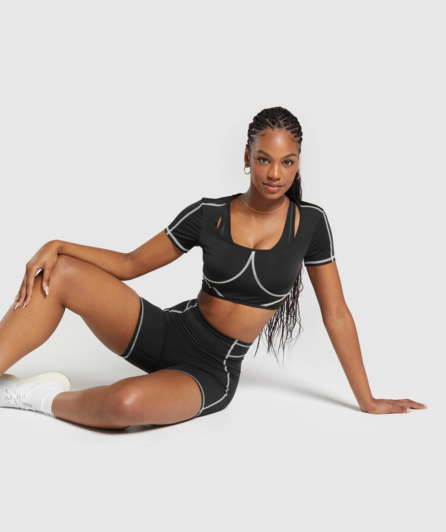 Stitch Feature Crop Top