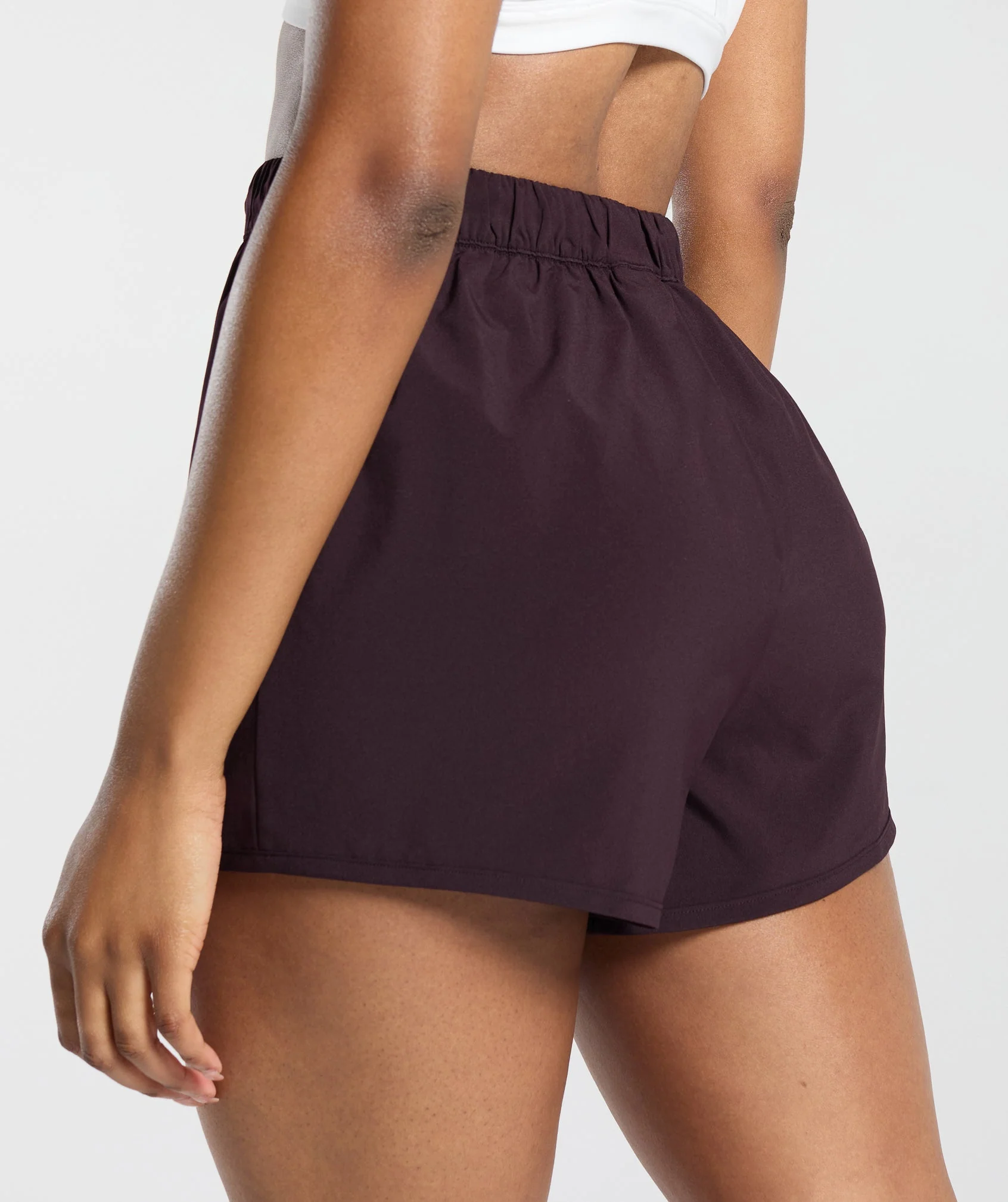 Scallop Hem Shaped Shorts