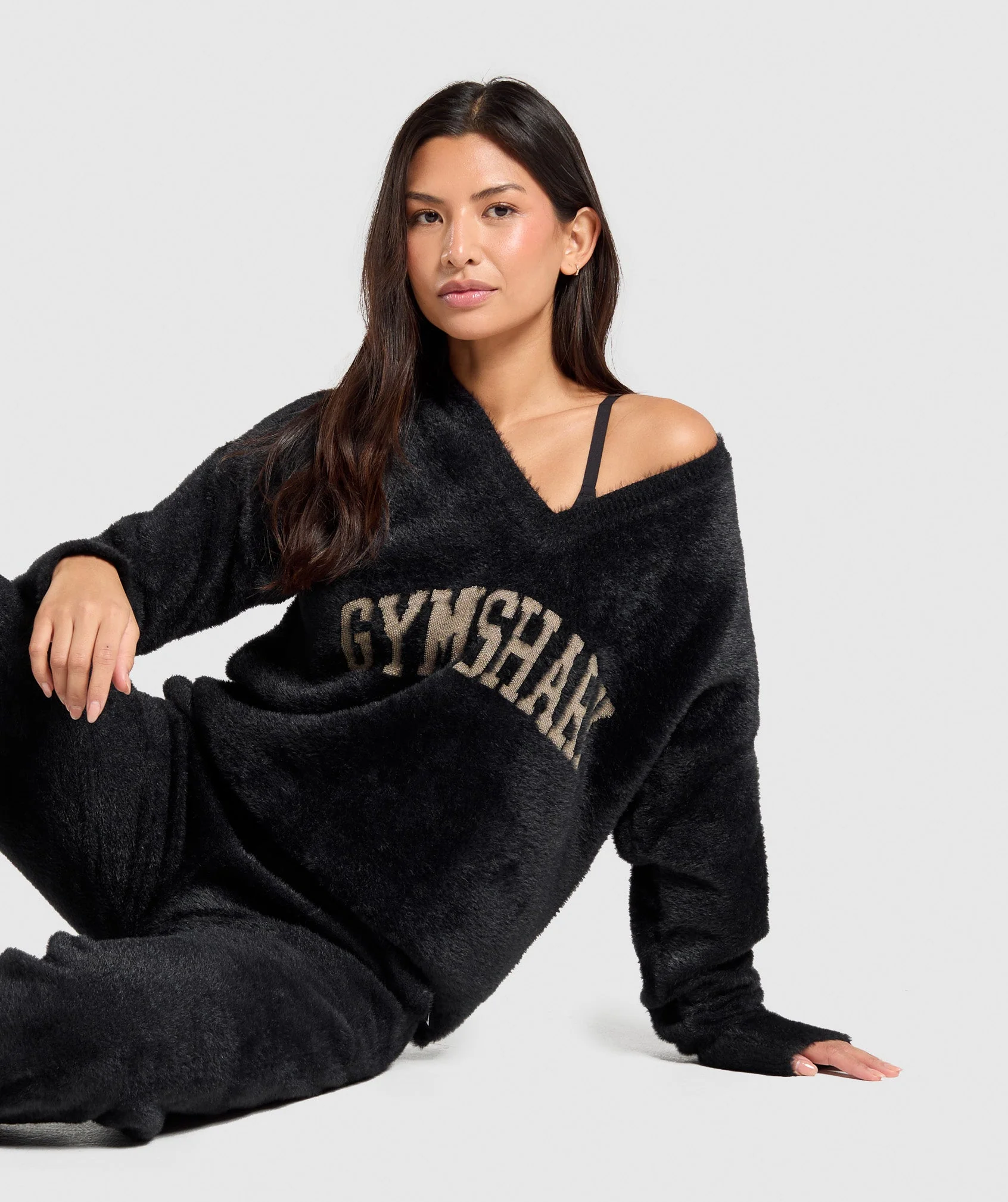 V-Neck Knitted Jumper