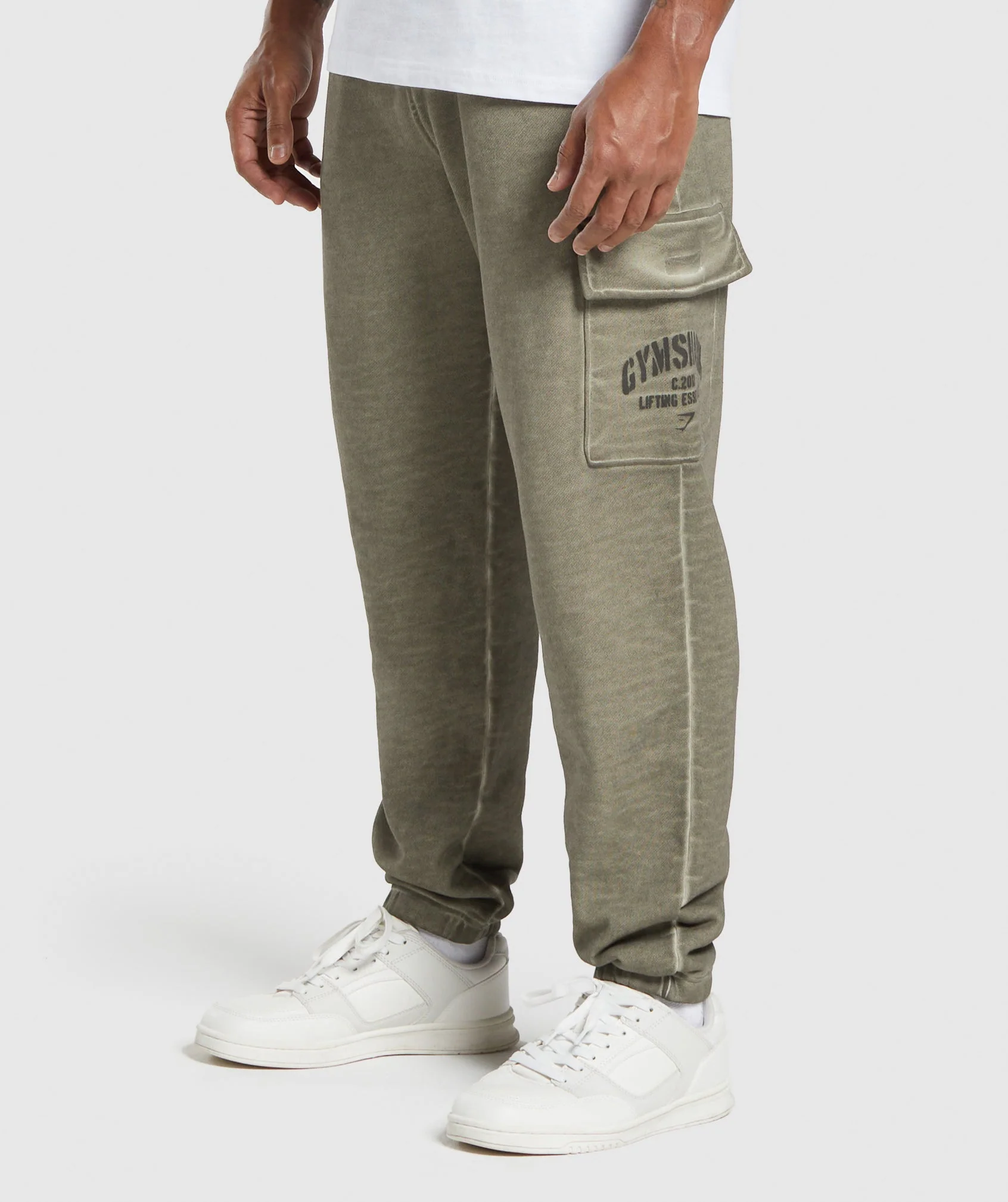 Heavyweight Washed Cargo Joggers