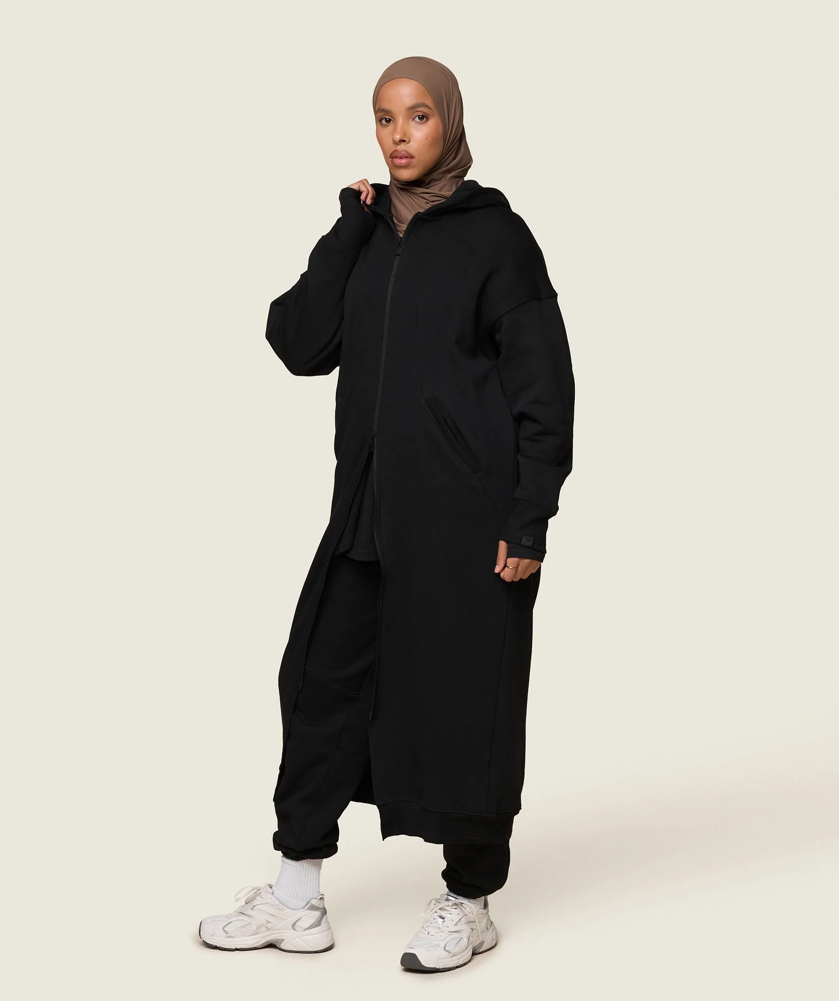 GS x Leana Deeb Oversized Longline Zip Through