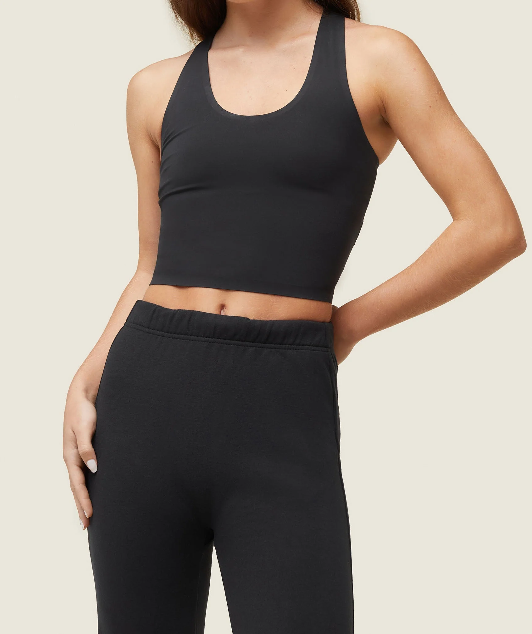 everywear Lightweight Fitted Flared Sweatpants