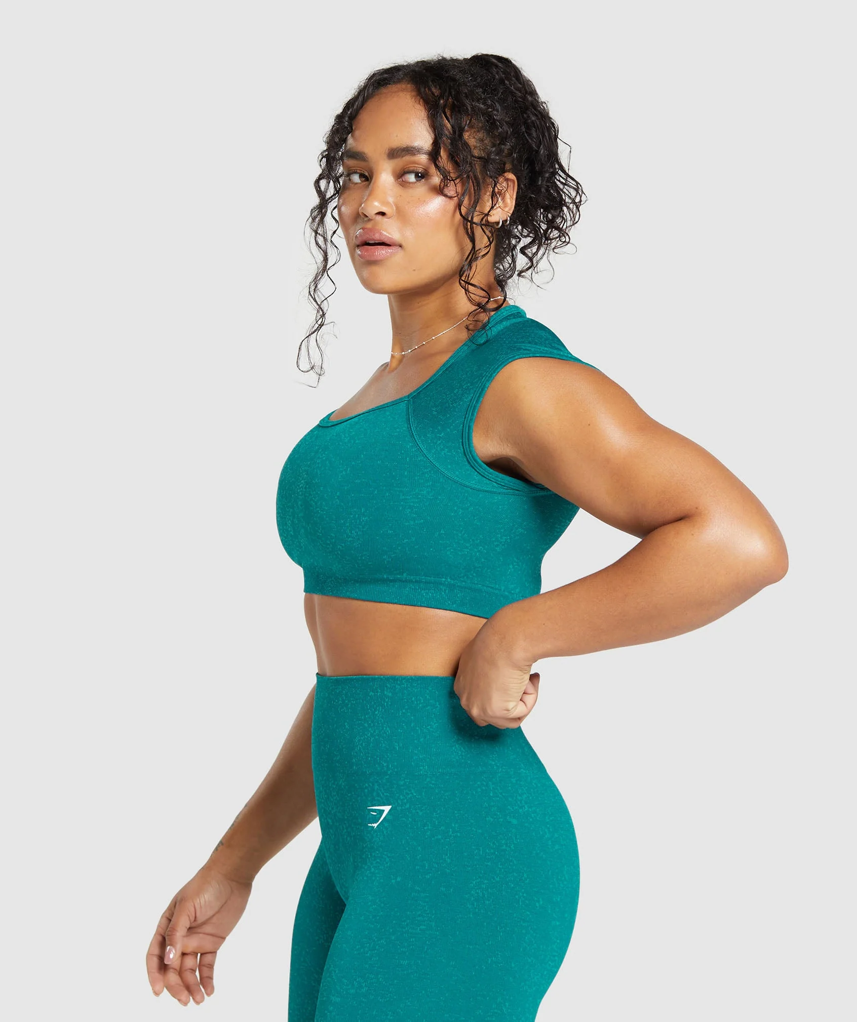 Adapt Fleck Seamless Crop Top