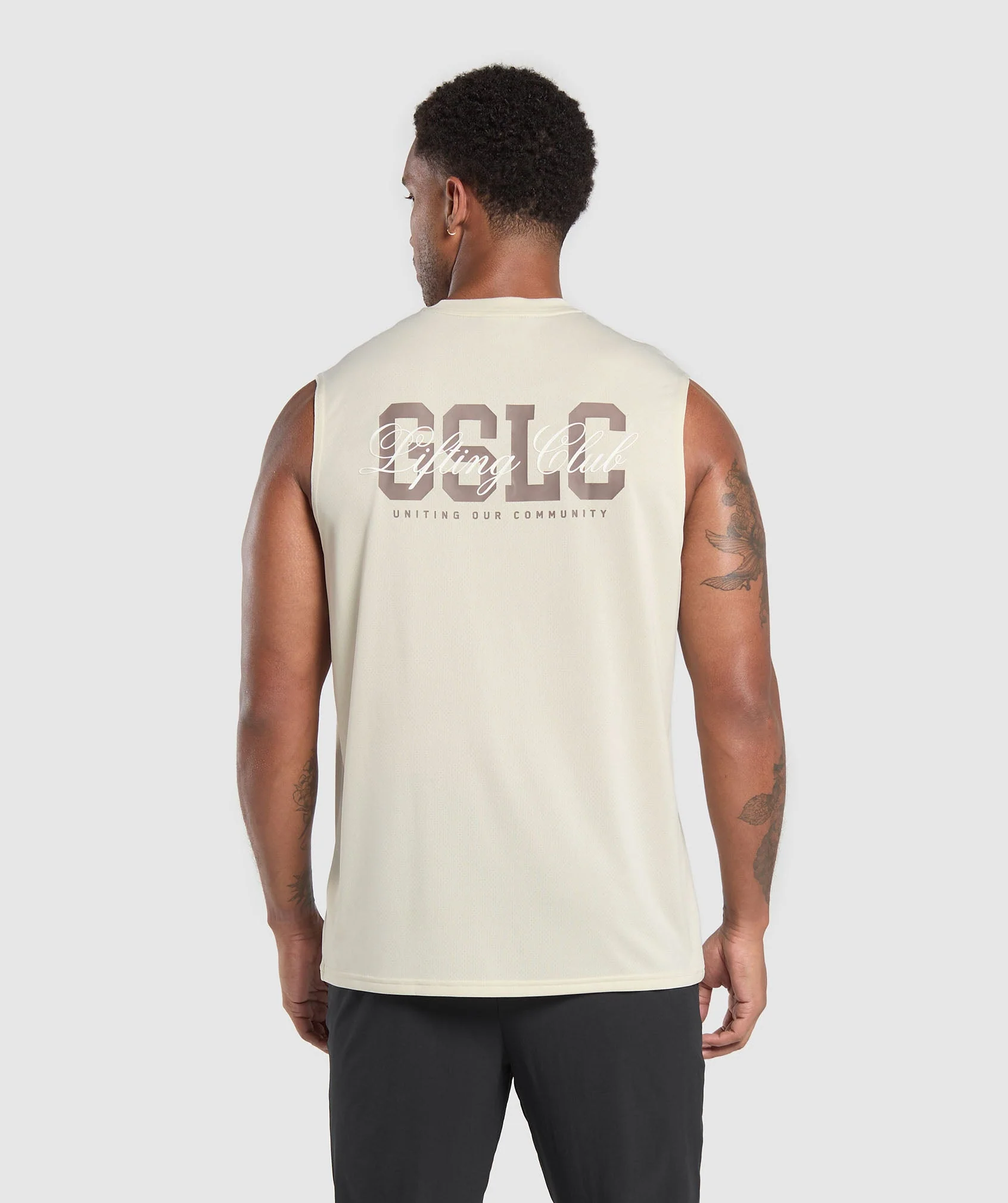 Script Graphic Cut Off Tank