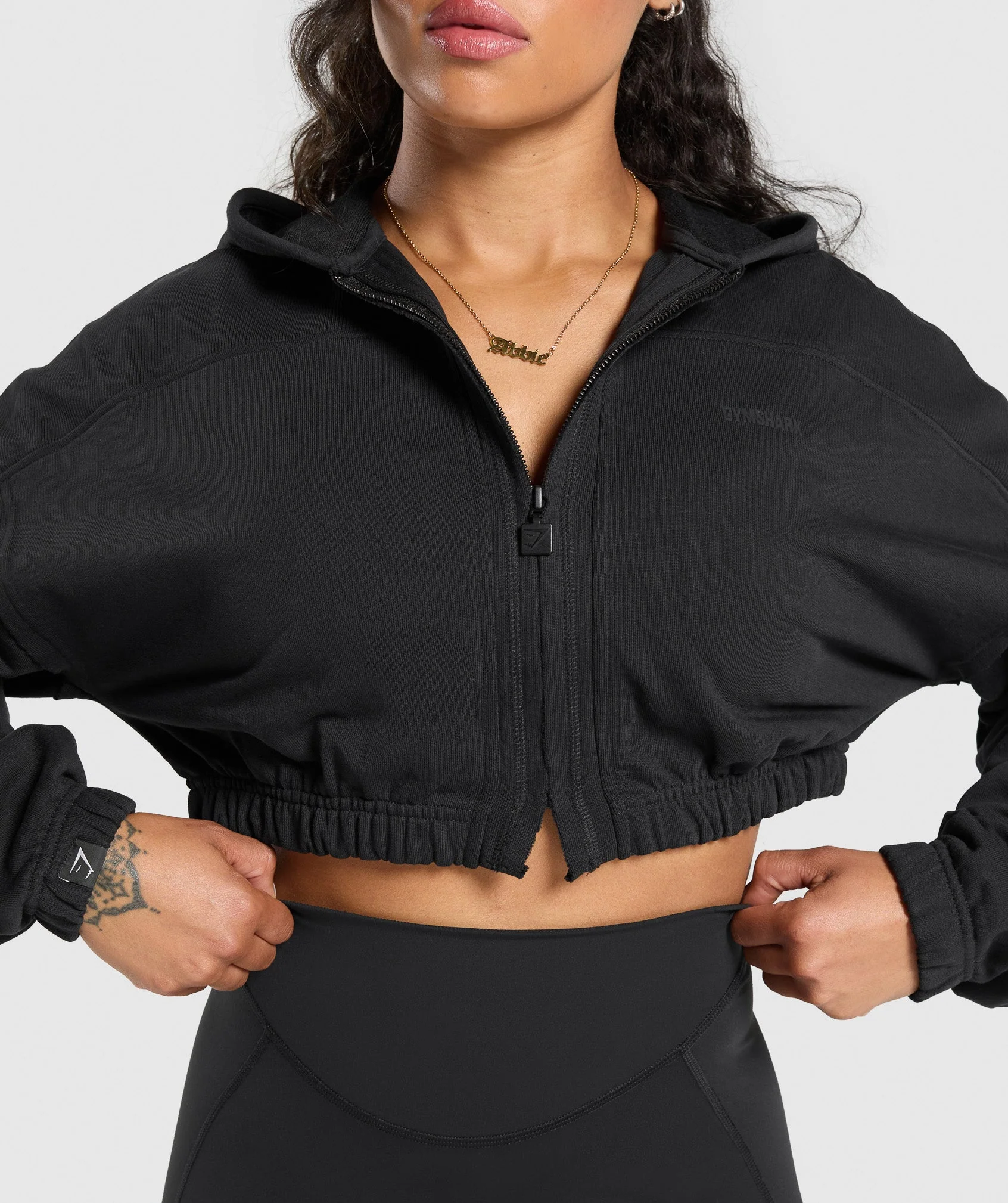 Superset Crop Zip Hoodie