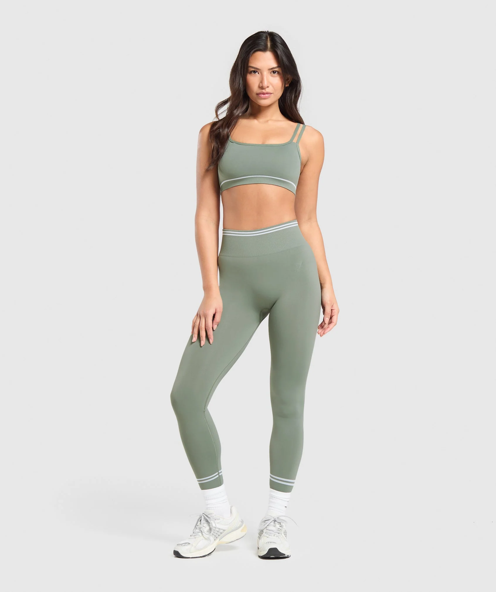Contrast Seamless Sports Bra