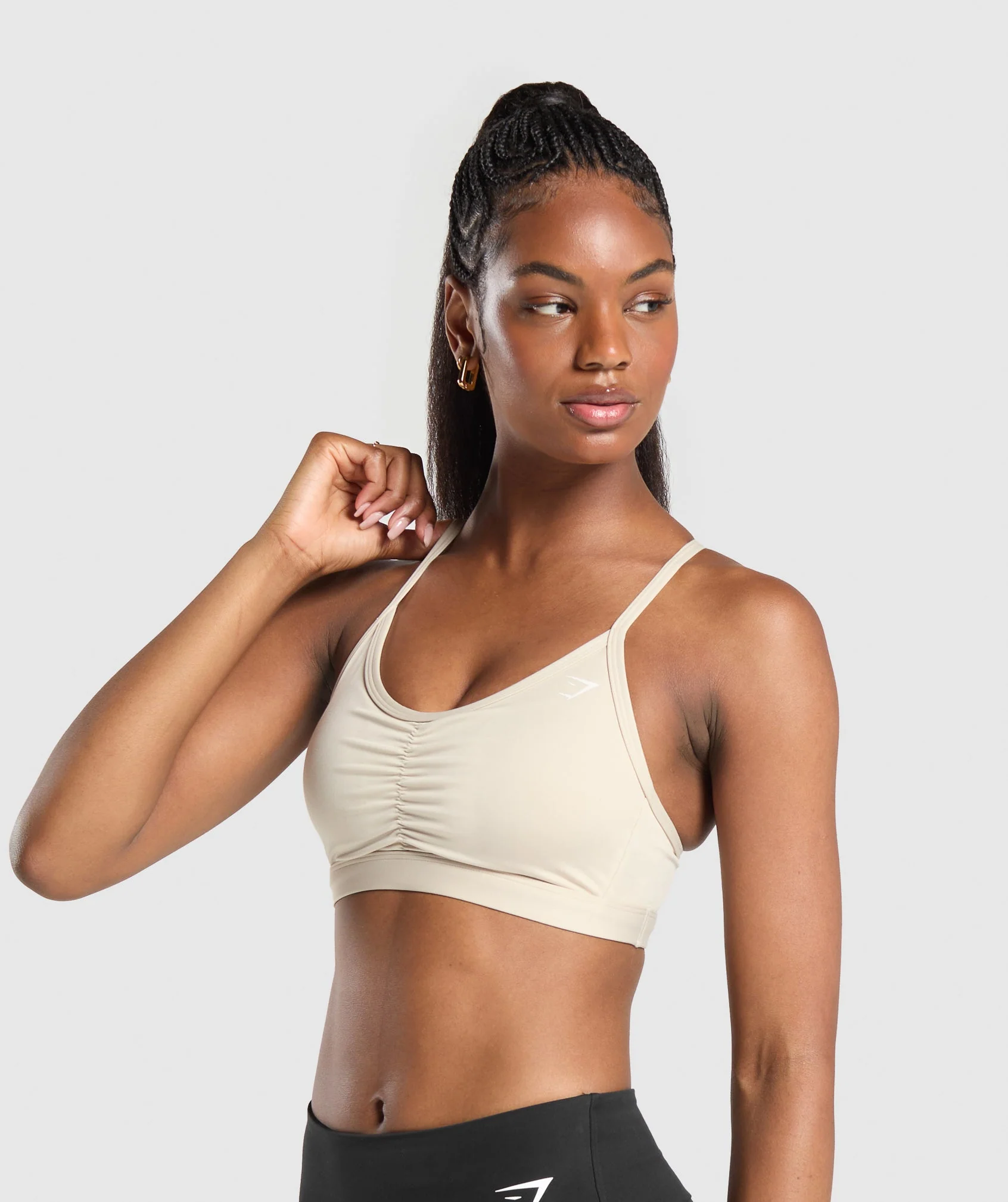 Ruched Sports Bra