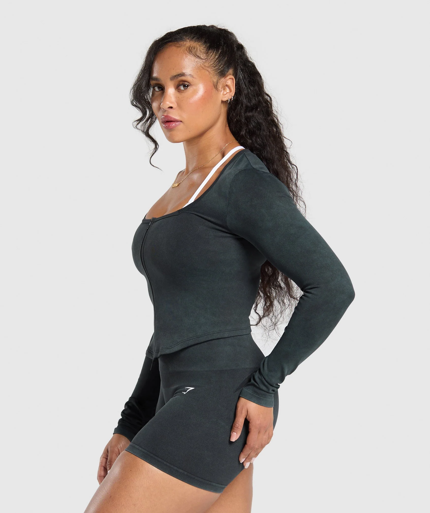 Gains Seamless Zip Up