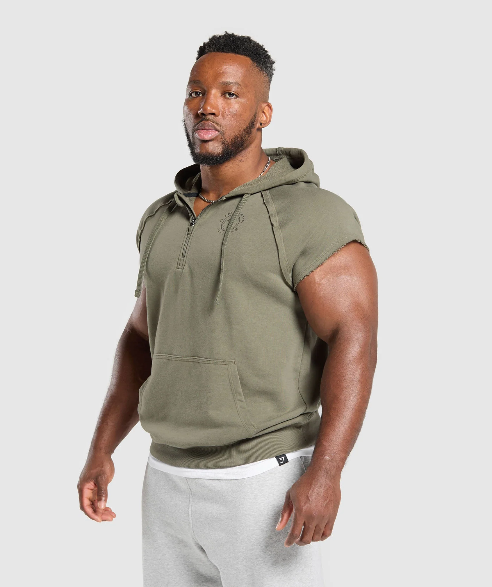 Legacy 1/4 Zip Cap Sleeve Hoodie