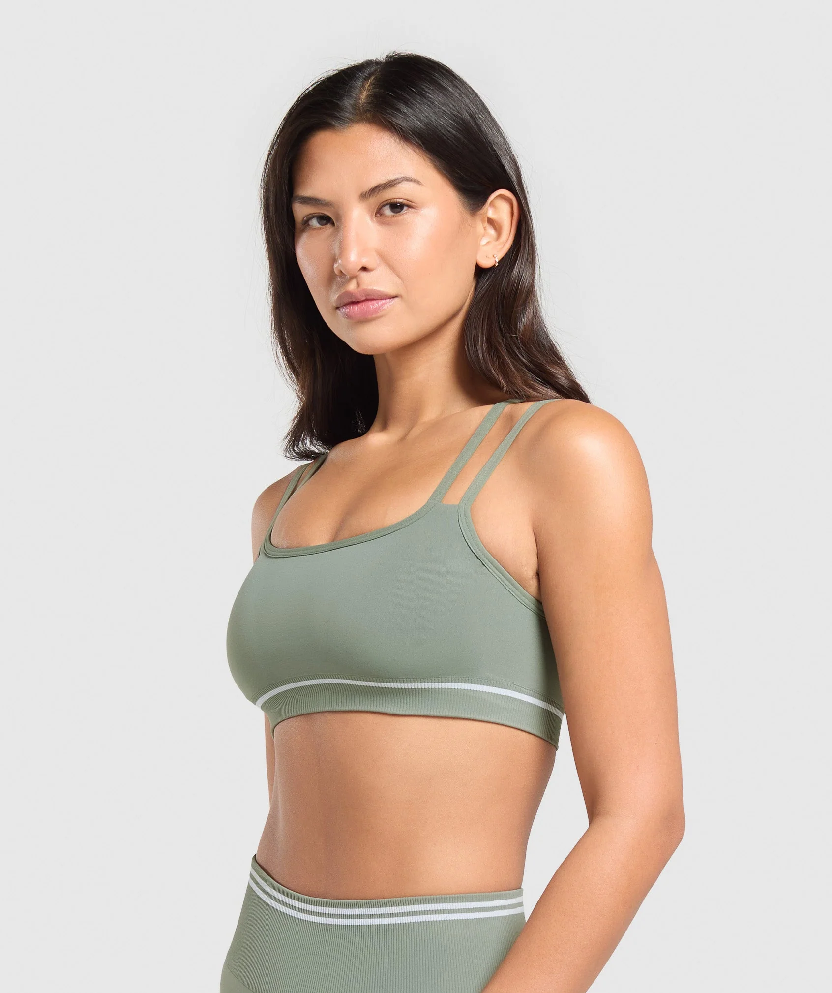 Contrast Seamless Sports Bra