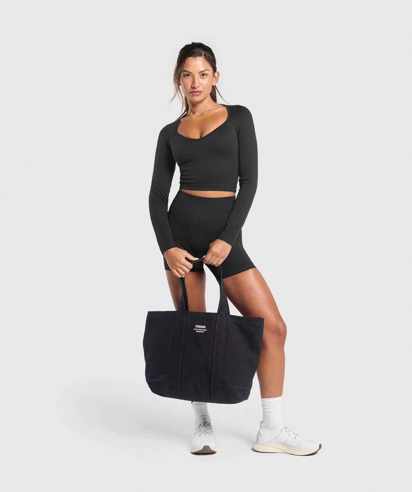 Corset Seamless Long Sleeve Top