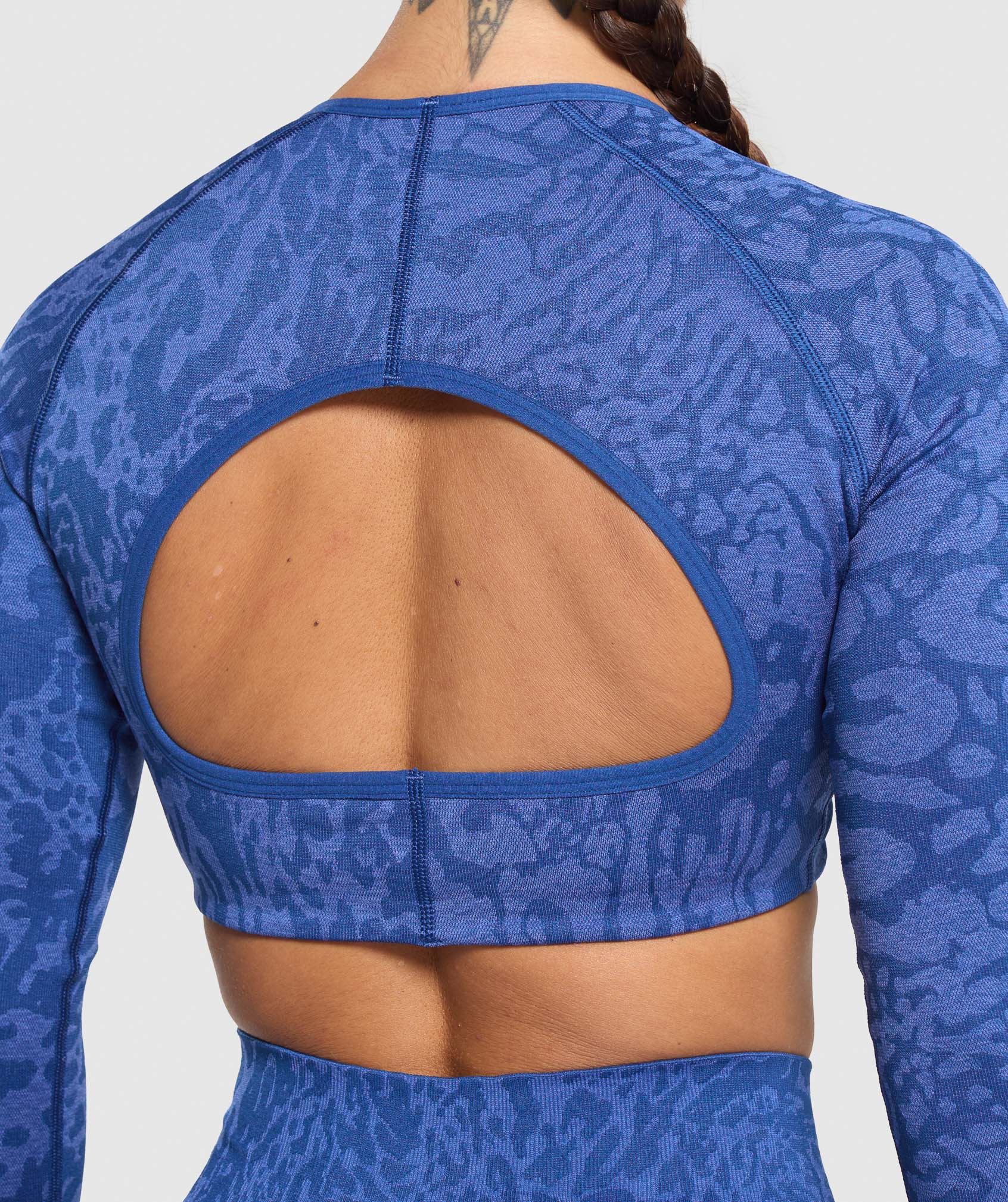 Adapt Safari Long Sleeve Crop Top