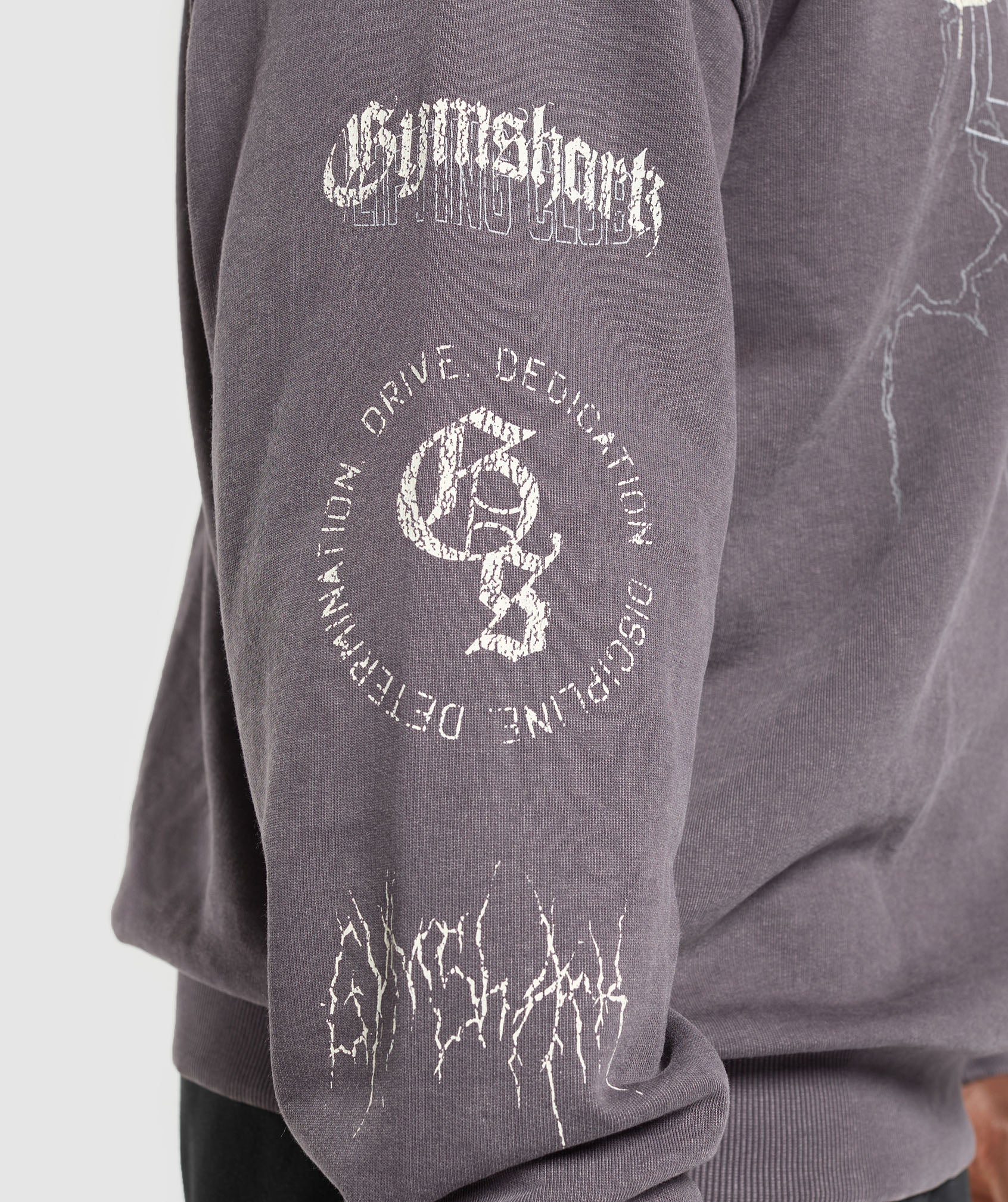 Distressed Graphic Crew