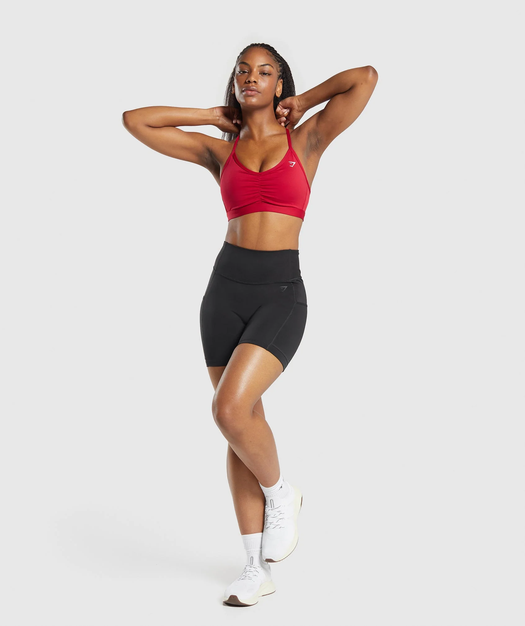 Ruched Sports Bra