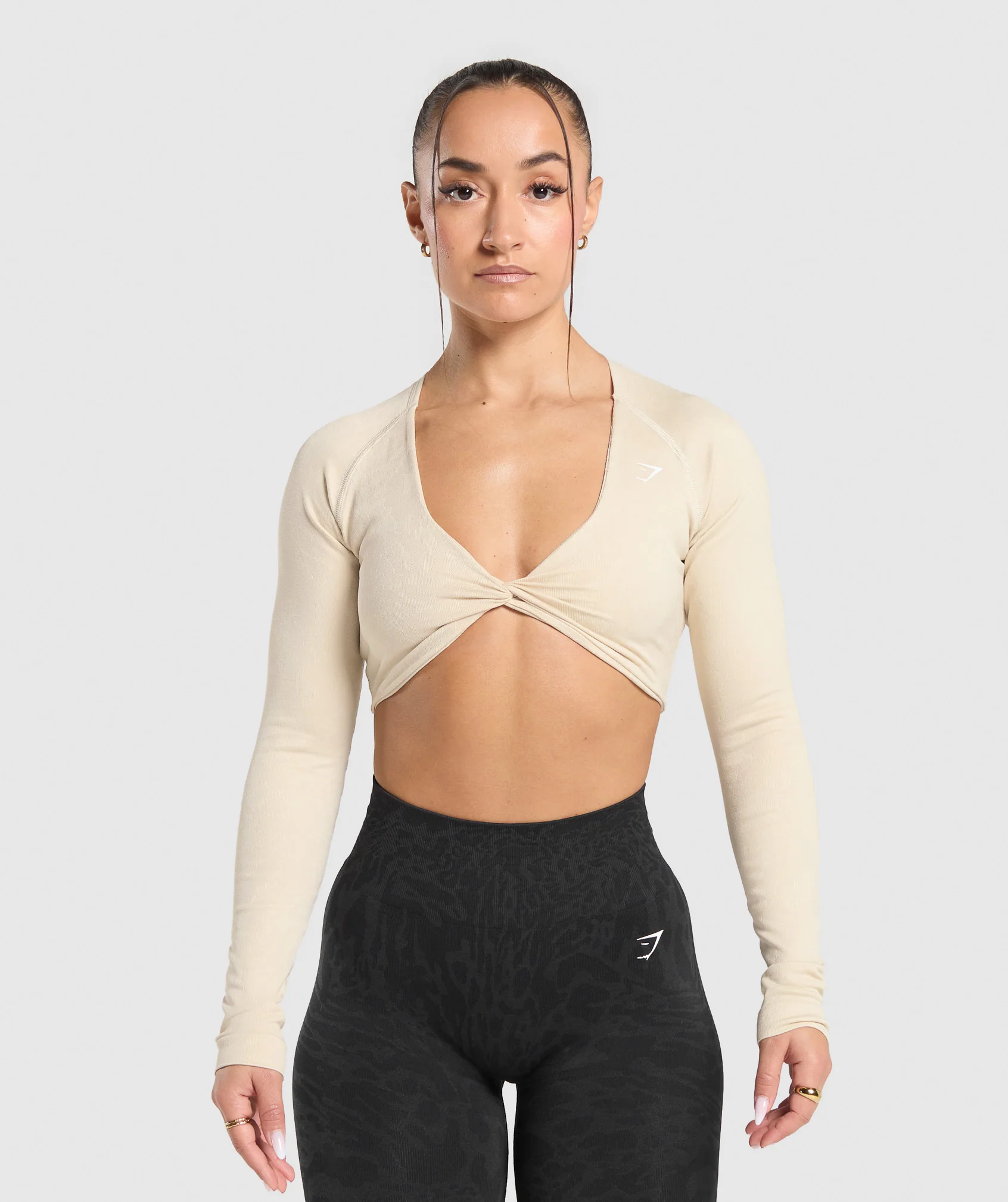 Adapt Safari Long Sleeve Crop Top