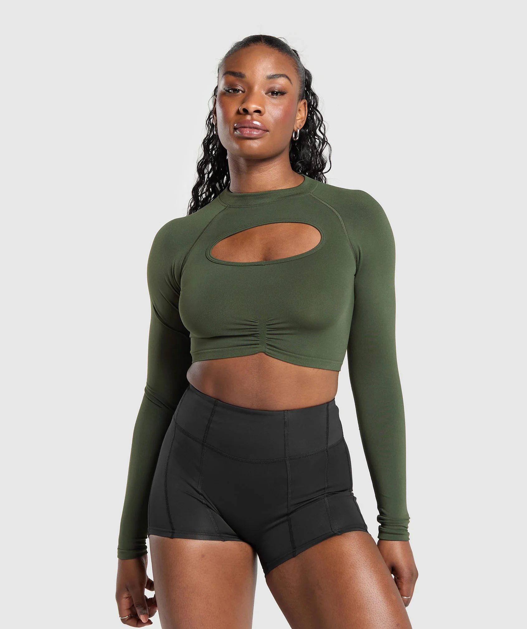 Apex Limit Seamless Long Sleeve Crop Top