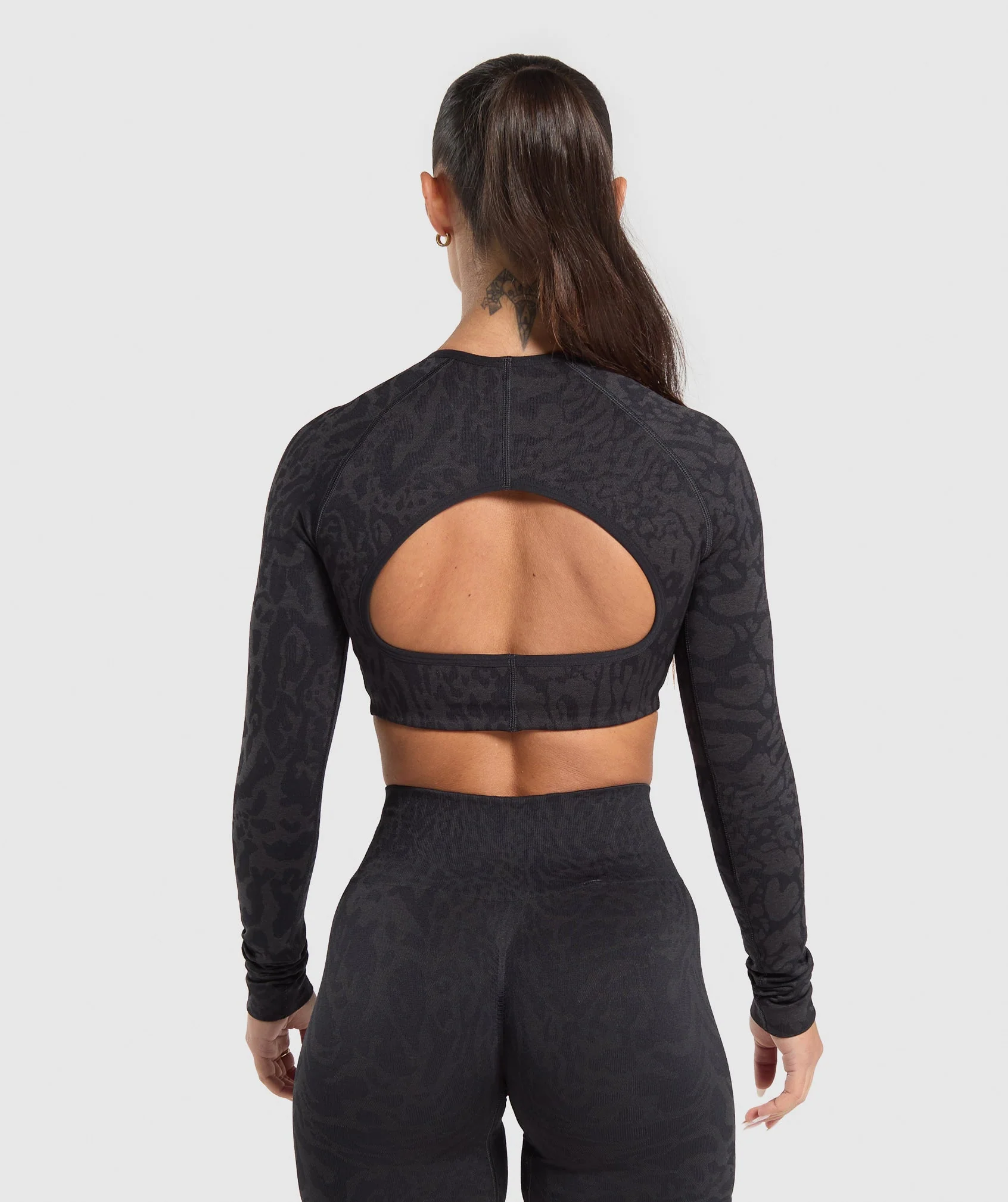 Adapt Safari Long Sleeve Crop Top