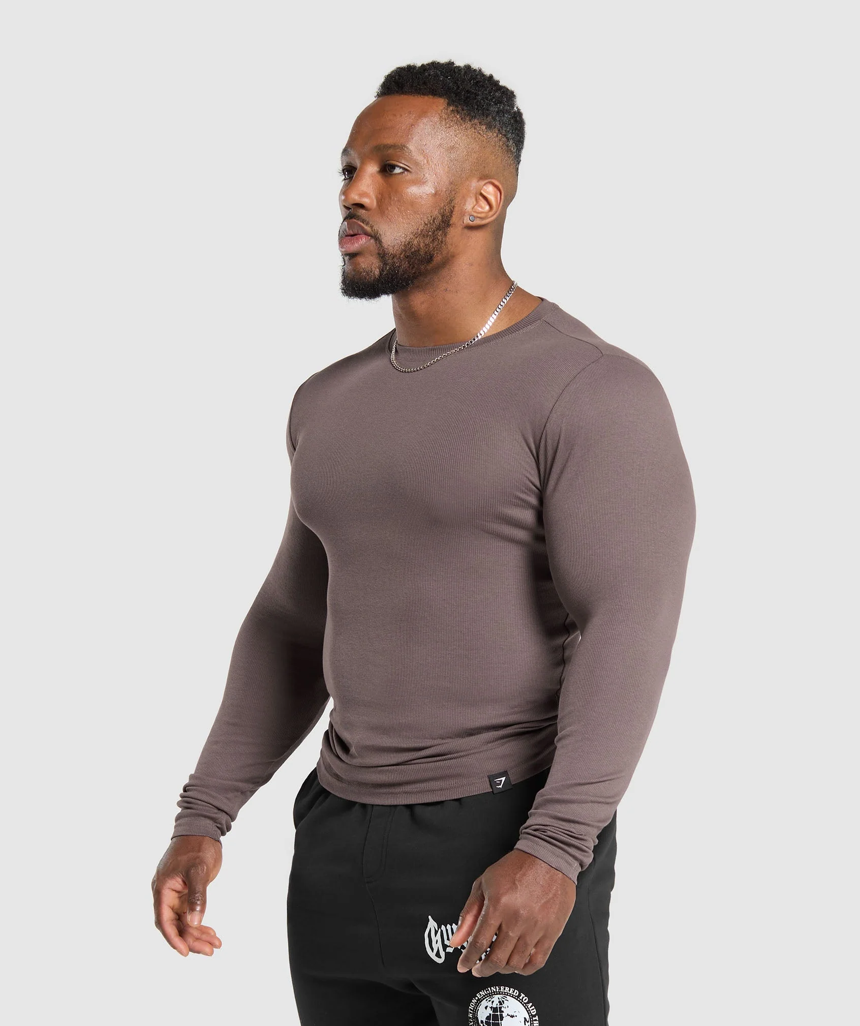 Ribbed Long Sleeve T-Shirt