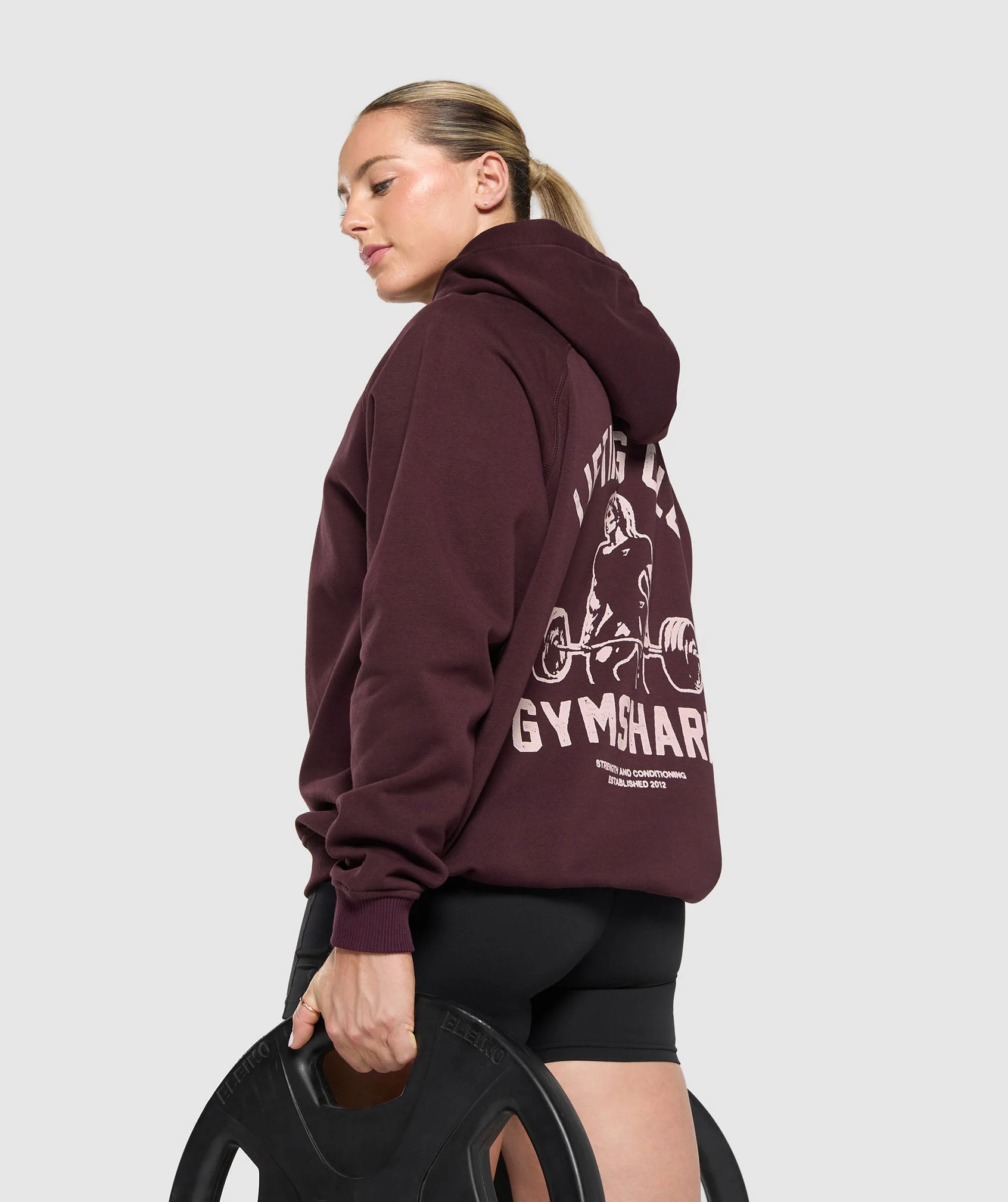 Lifting Club Graphic Brushed Hoodie