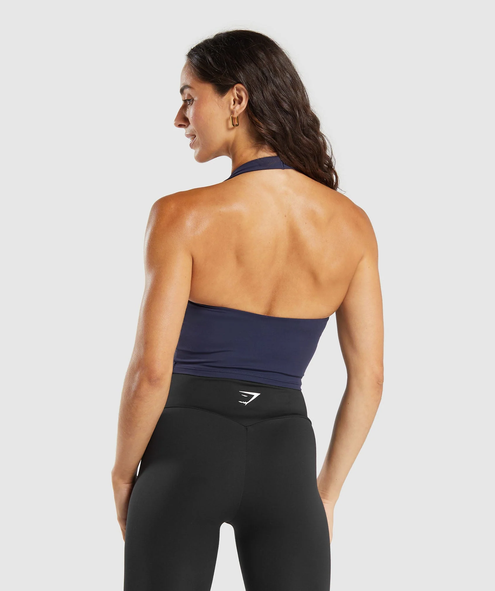 Halter Neck Cami with Shelf