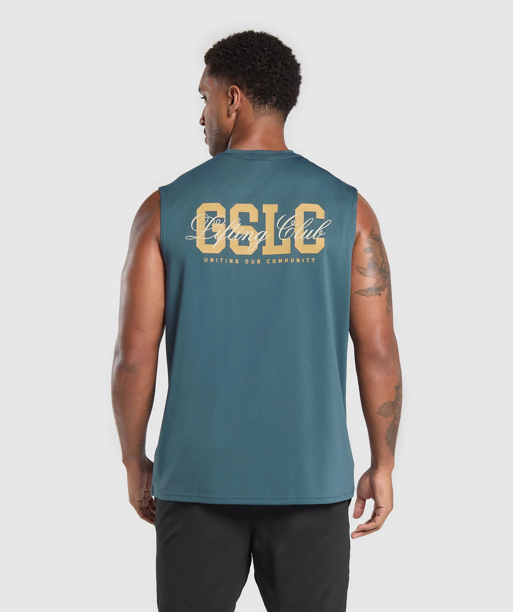 Script Graphic Cut Off Tank