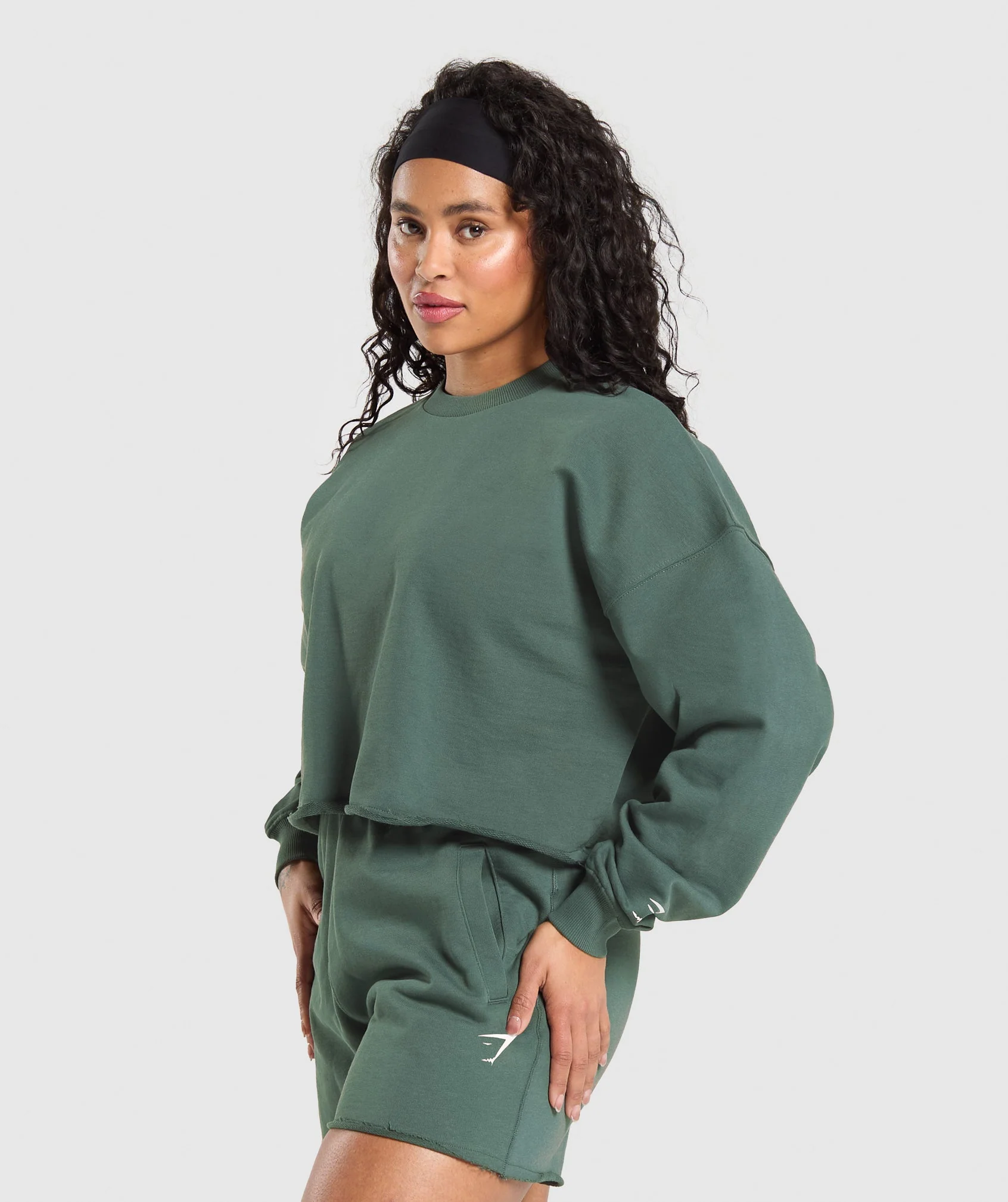 Lifting Graphic Midi Sweatshirt