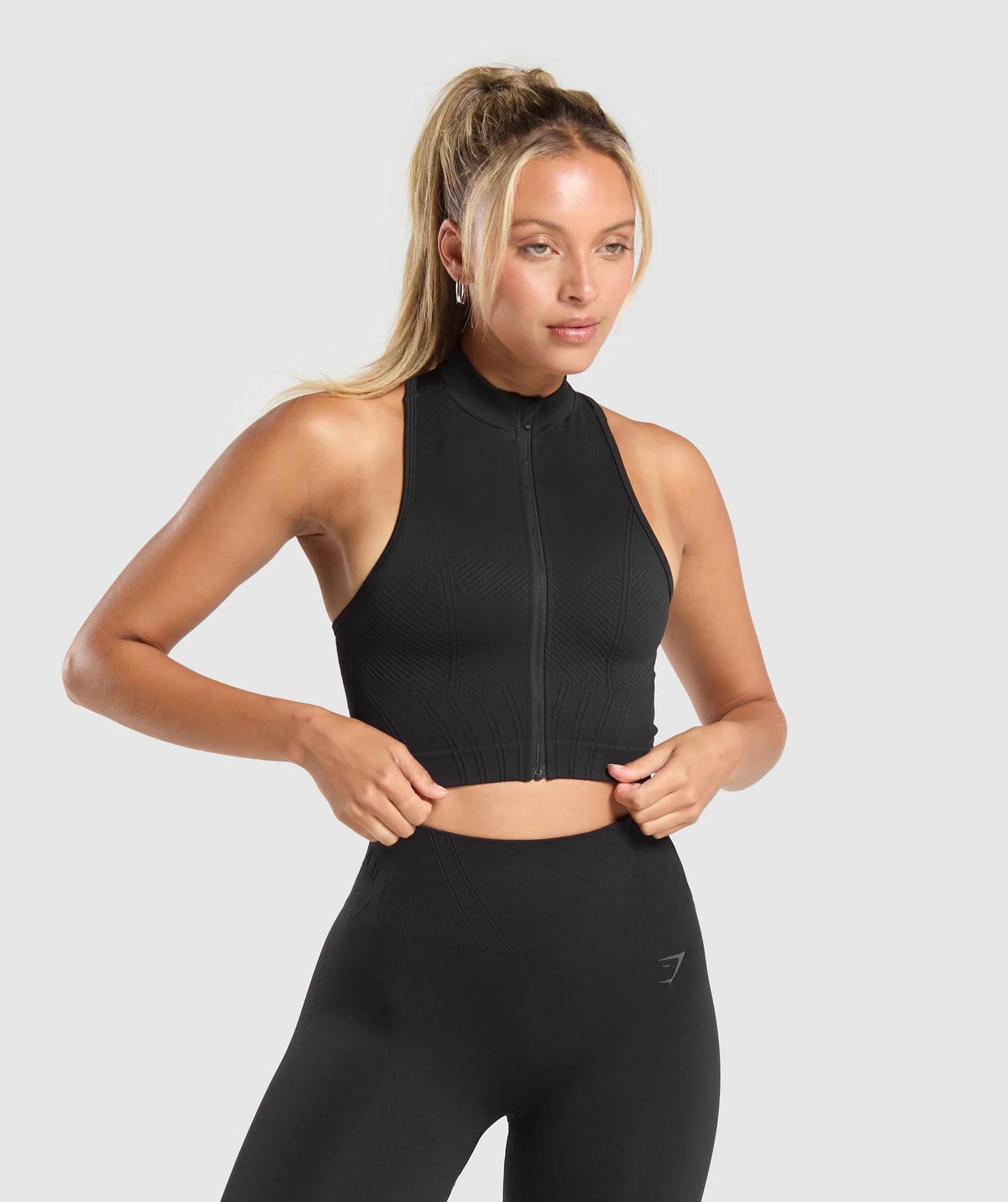 Corset Seamless Crop Tank