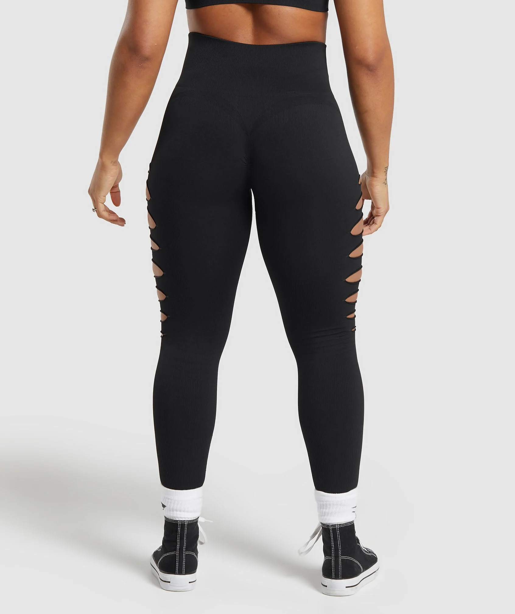 Gains Seamless Ripped Leggings