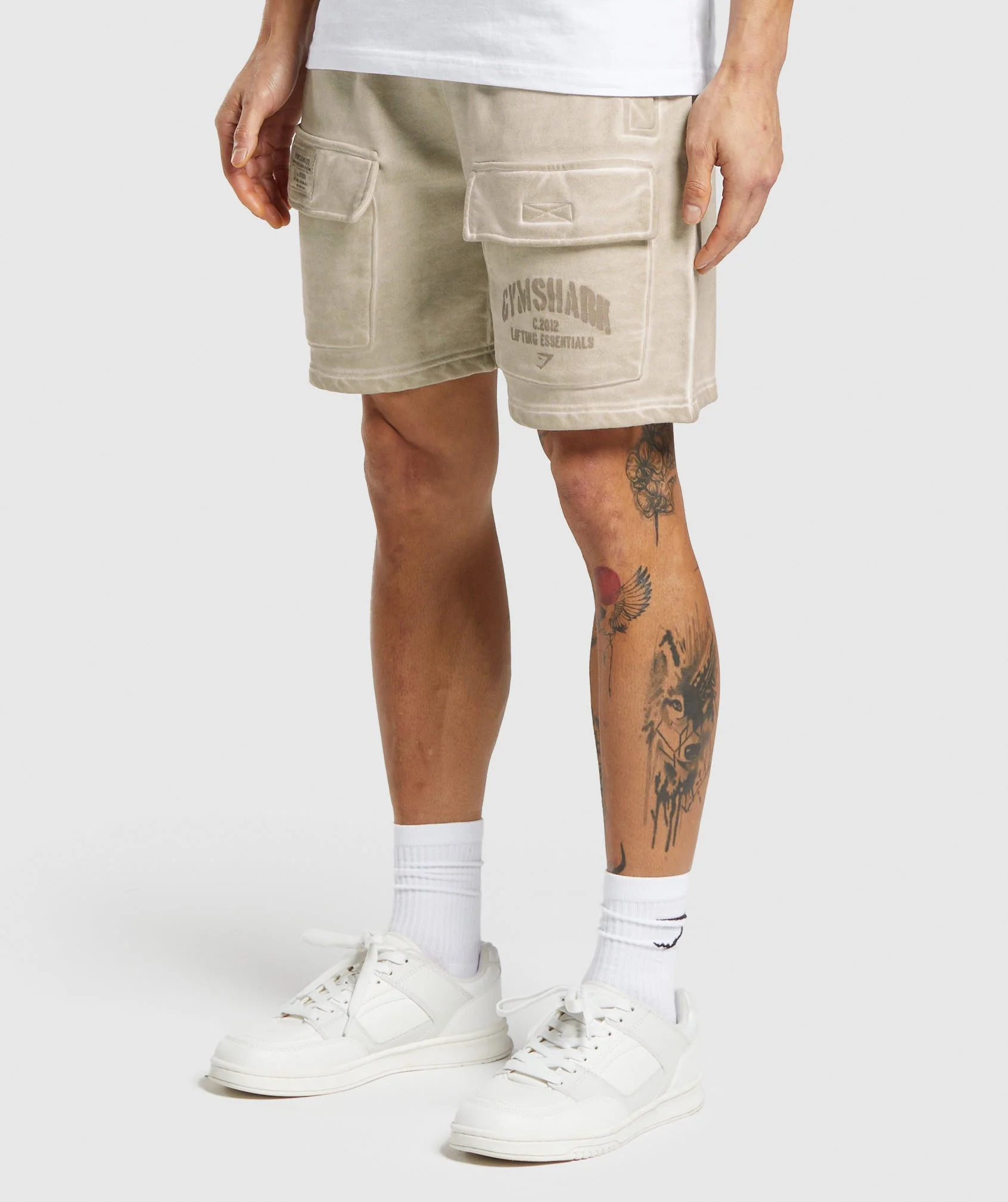 Heavyweight Washed Cargo Shorts