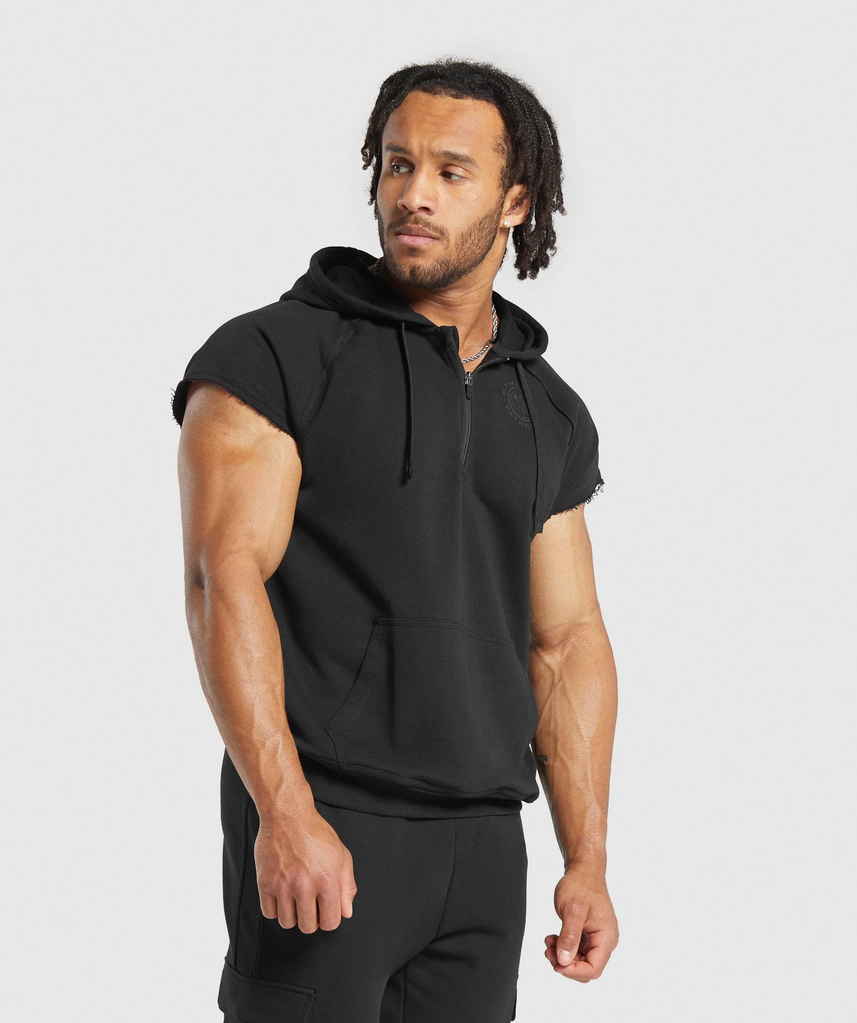 Legacy 1/4 Zip Cap Sleeve Hoodie