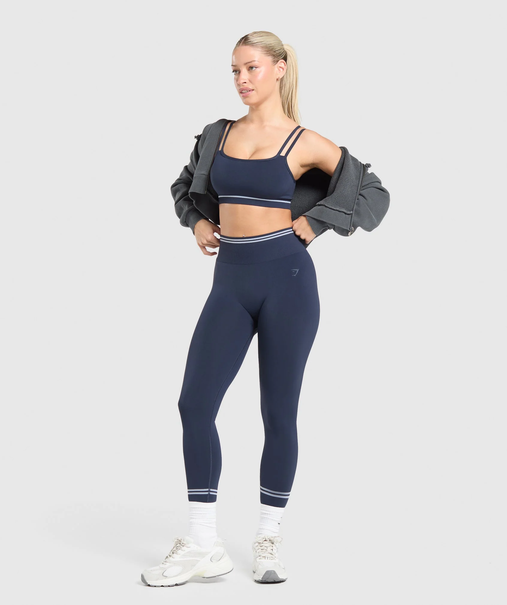 Contrast Seamless Sports Bra