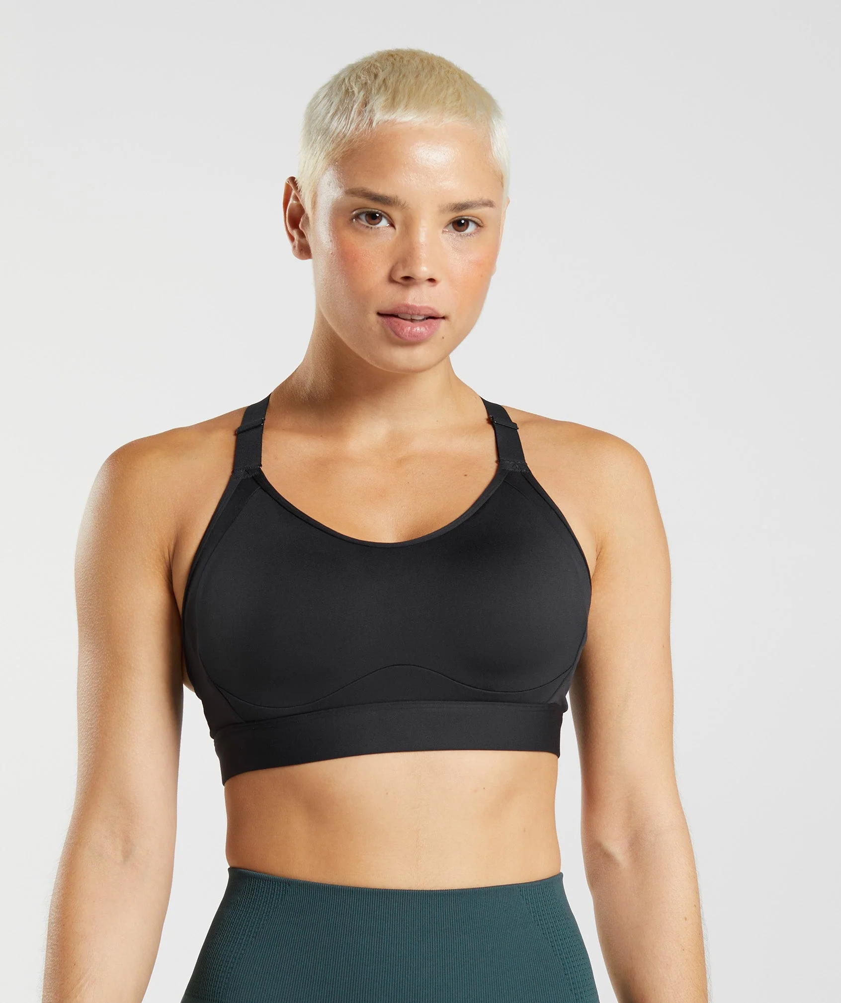 Cut Out Back High Support Sports Bra. B/C-E/F