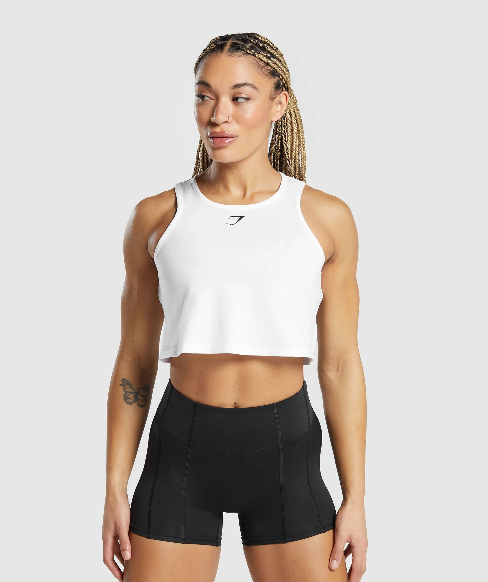 Lifting Essential Cotton Crop Tank