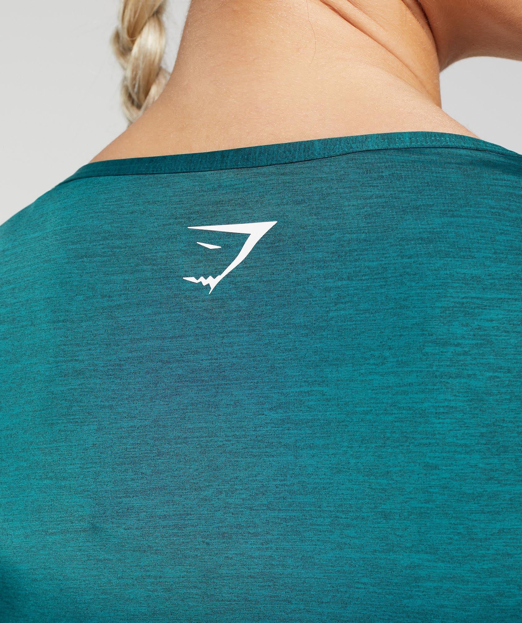 Stitch Feature Long Sleeve Crop Top