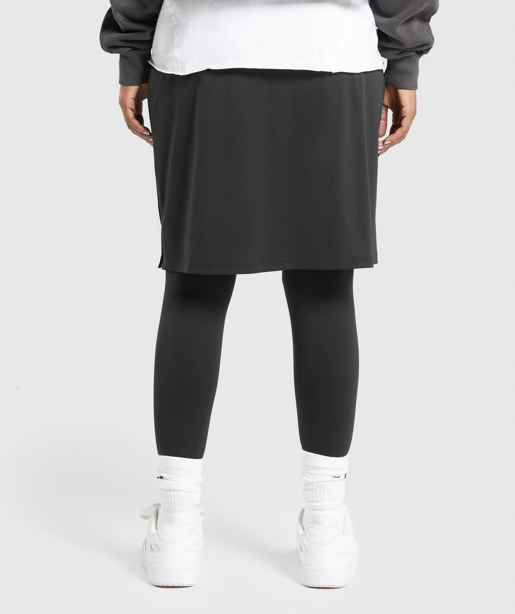 2 in 1 High Waisted Skirt Leggings