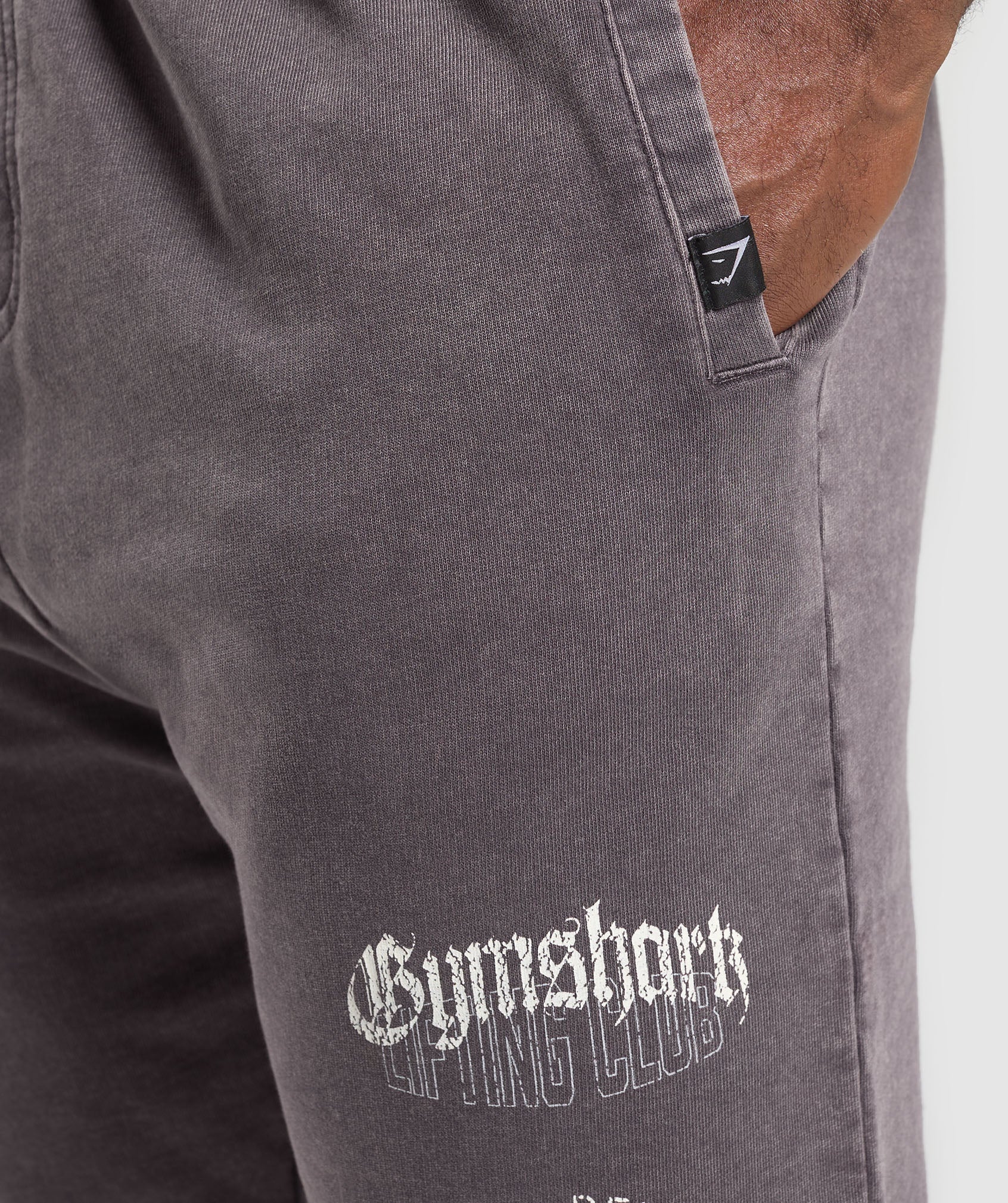 Distressed Graphic Joggers