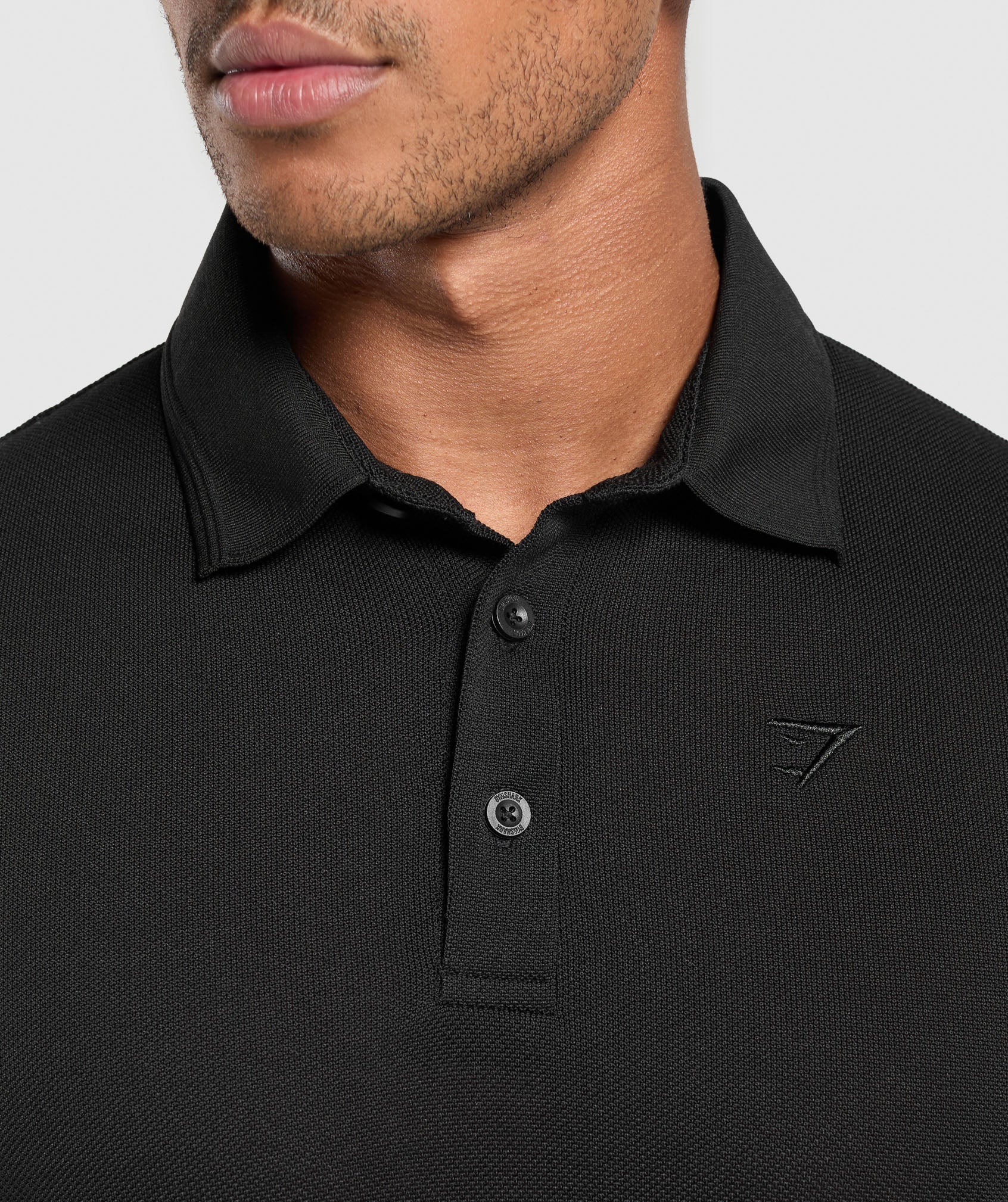 Flat Knit Polo Shirt