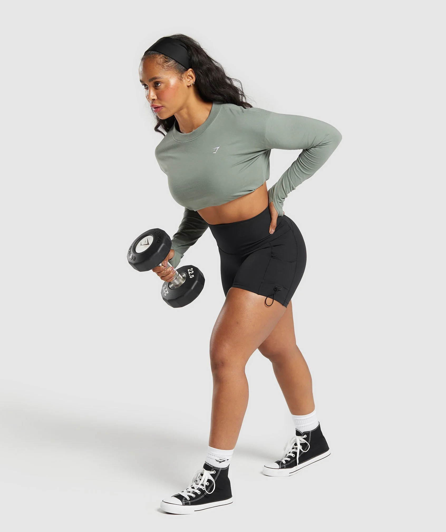 Lifting Long Sleeve Crop Top