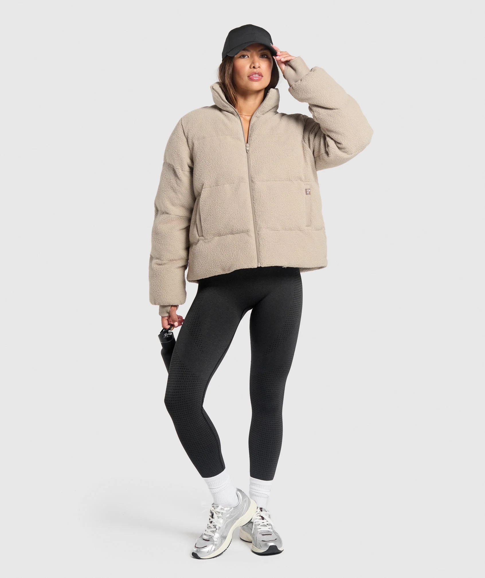 Sherpa Puffer Jacket