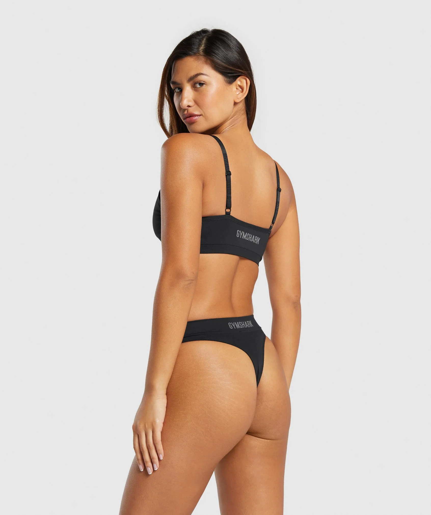 Seamless High Leg Thong