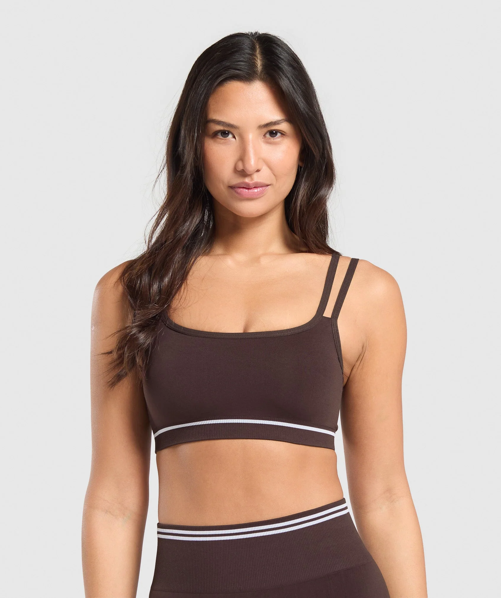 Contrast Seamless Sports Bra