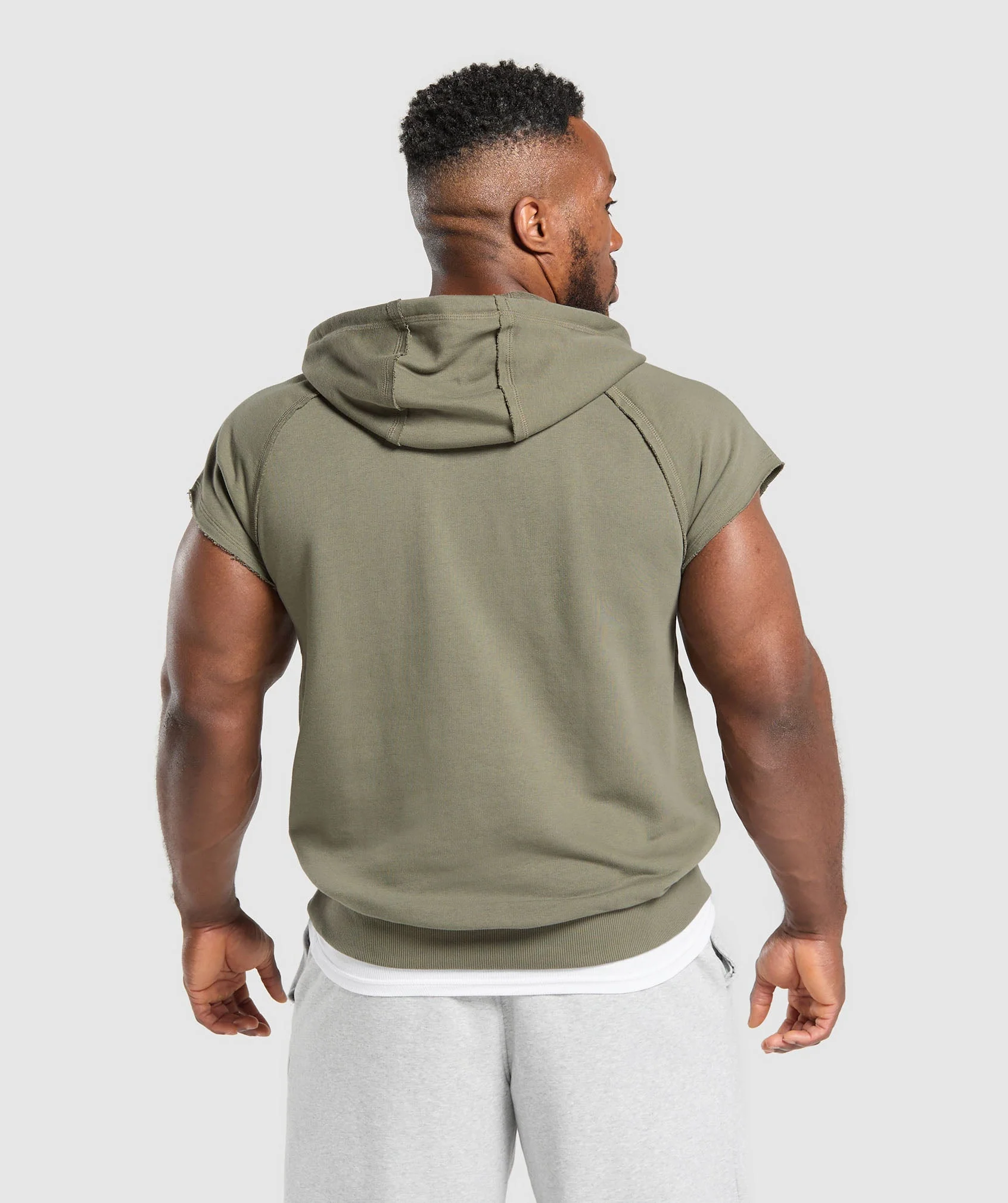 Legacy 1/4 Zip Cap Sleeve Hoodie