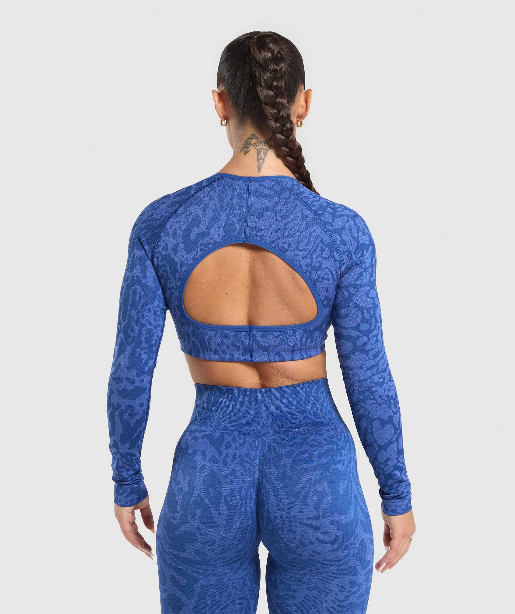 Adapt Safari Long Sleeve Crop Top