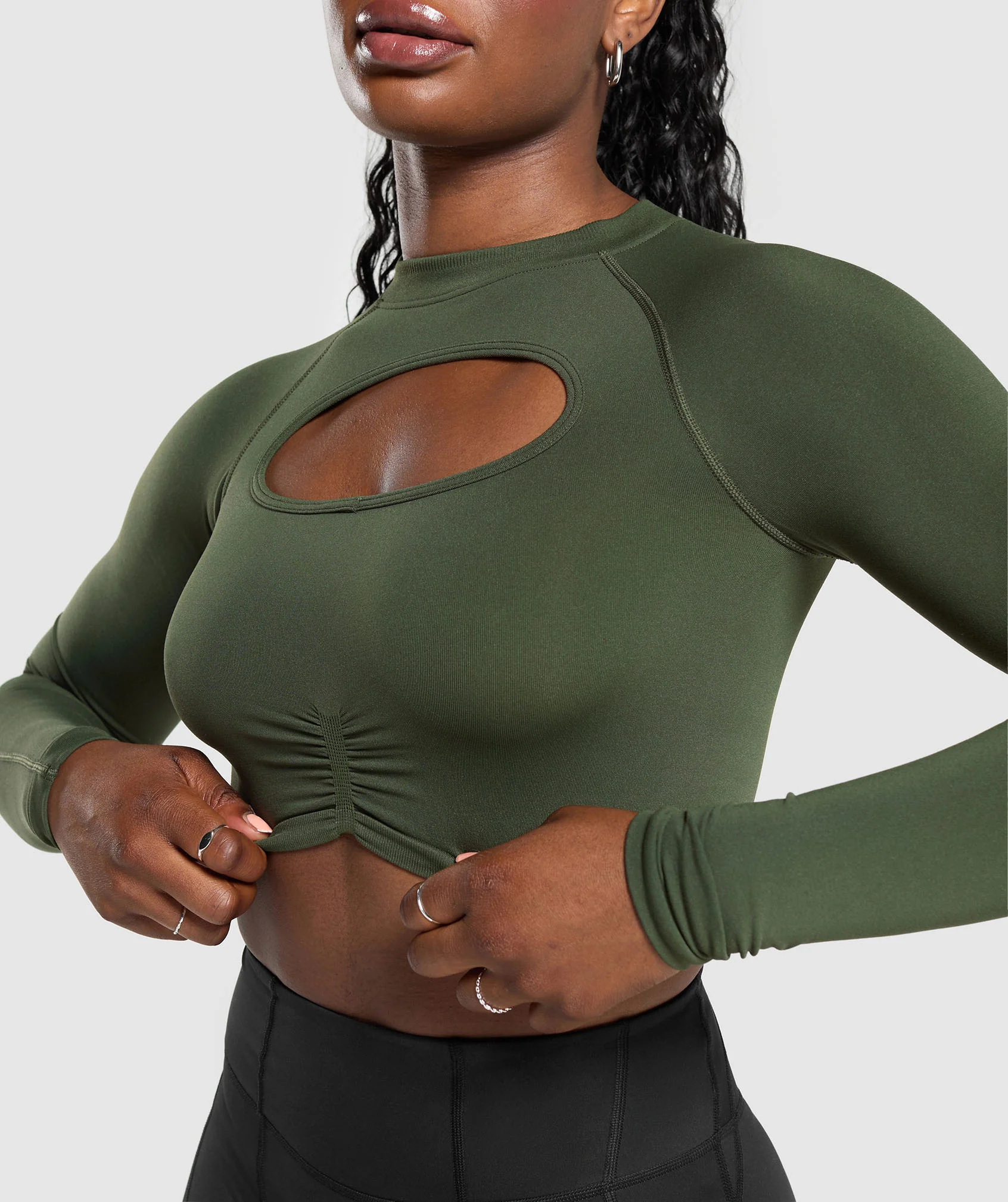 Apex Limit Seamless Long Sleeve Crop Top