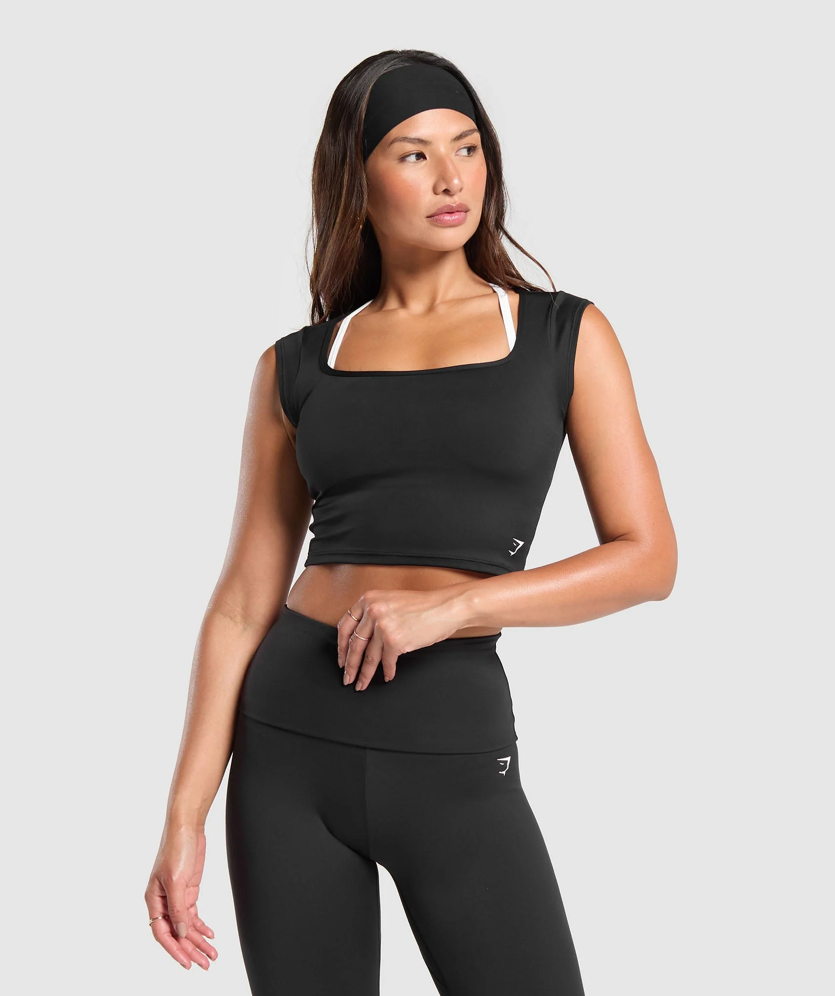 Everyday Cap Sleeve Crop Top