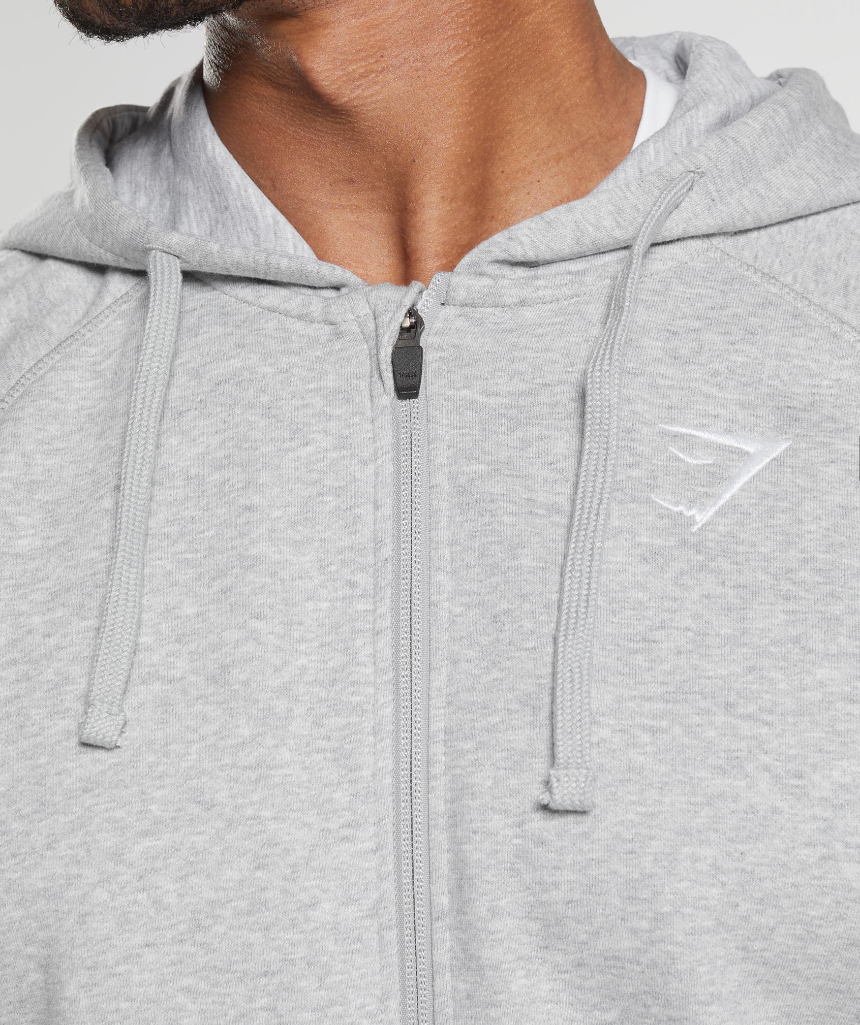 Crest Zip Up Hoodie