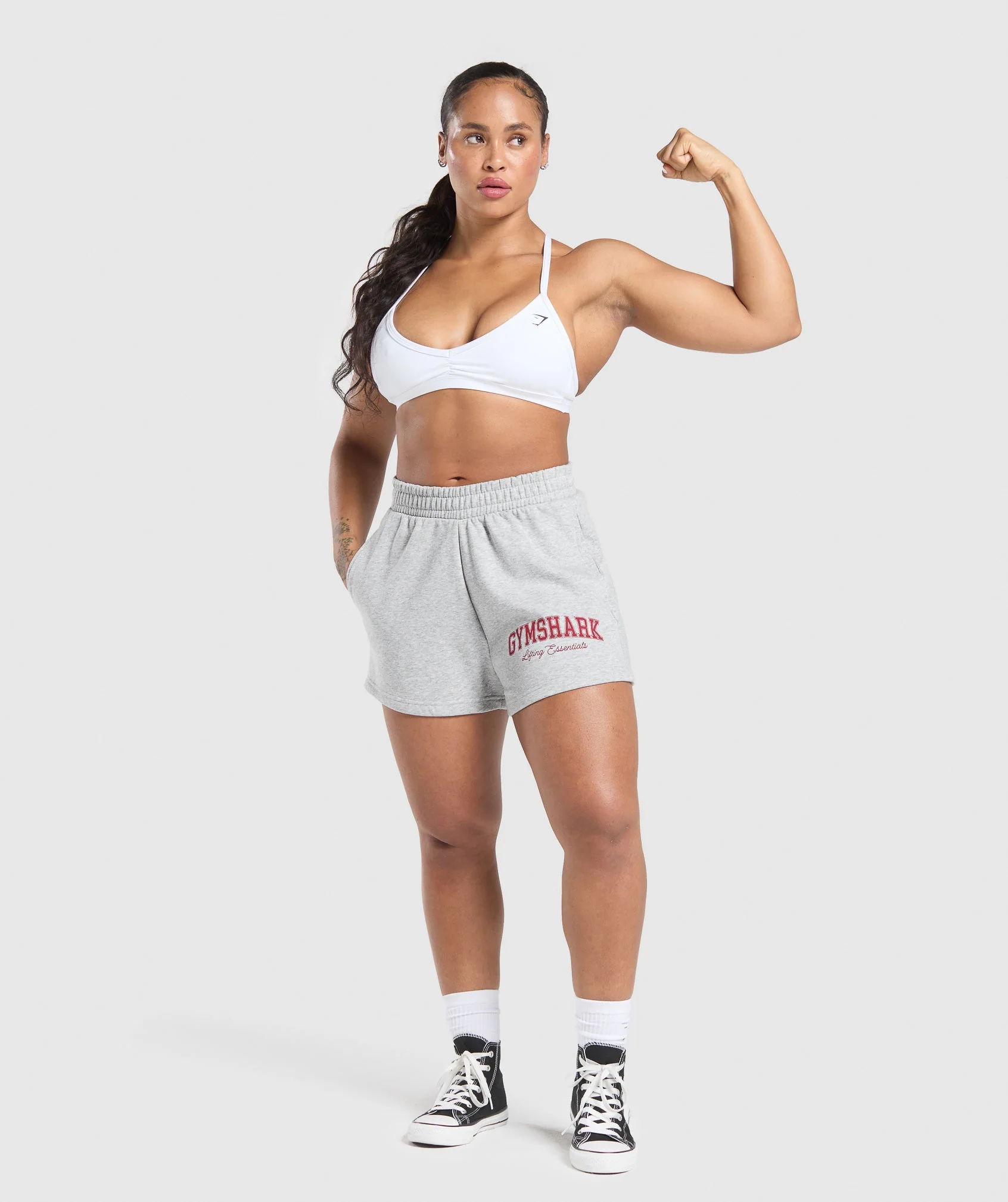 Lifting Essentials Graphic Brushed 4' Shorts