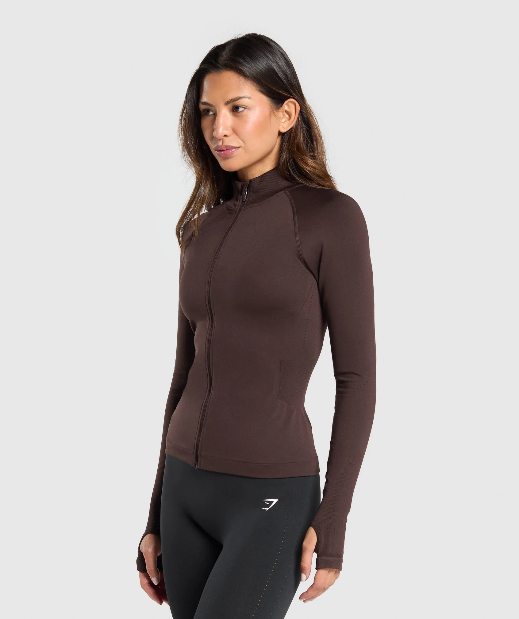 Sweat Seamless Zip Up Jacket
