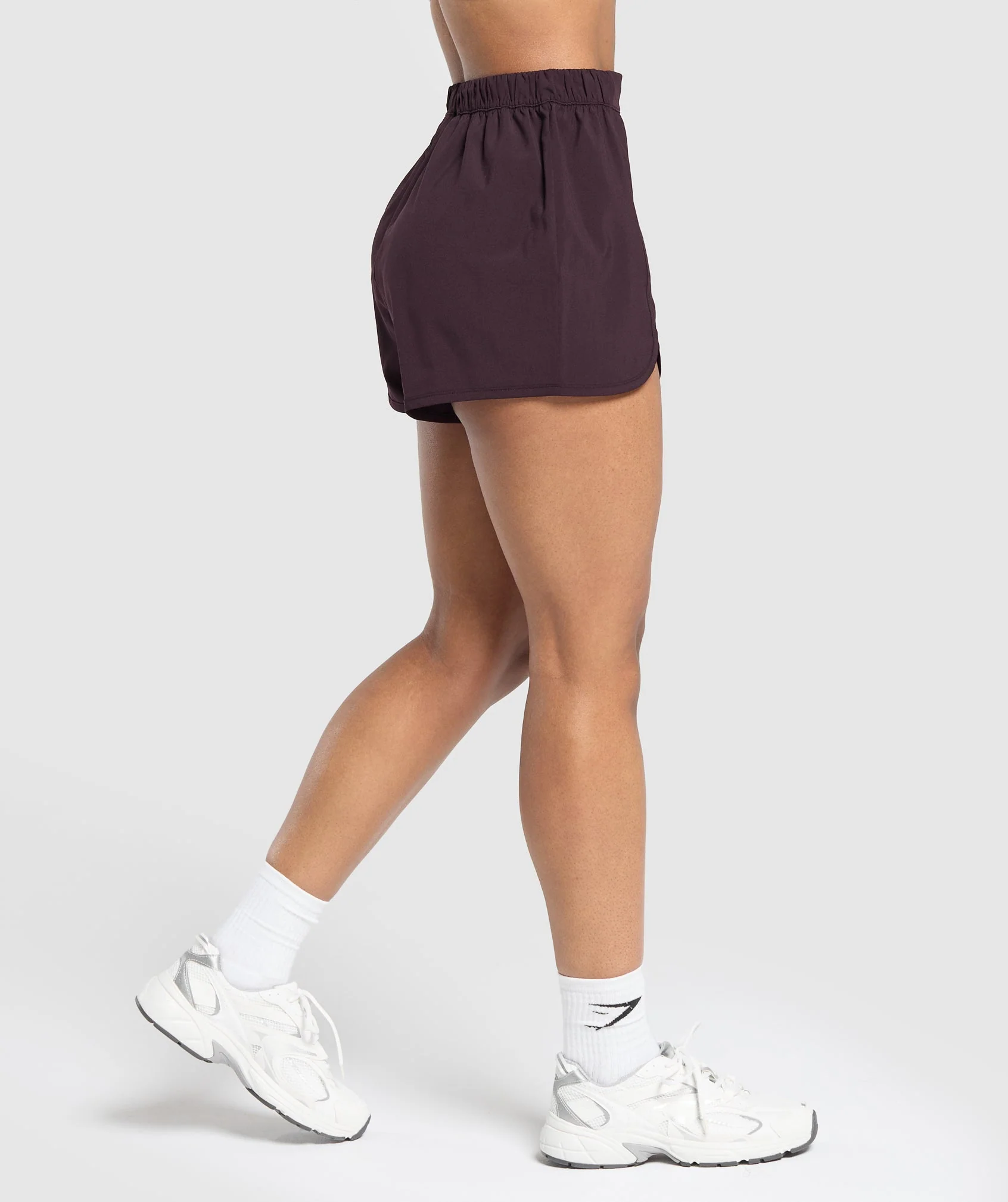 Scallop Hem Shaped Shorts
